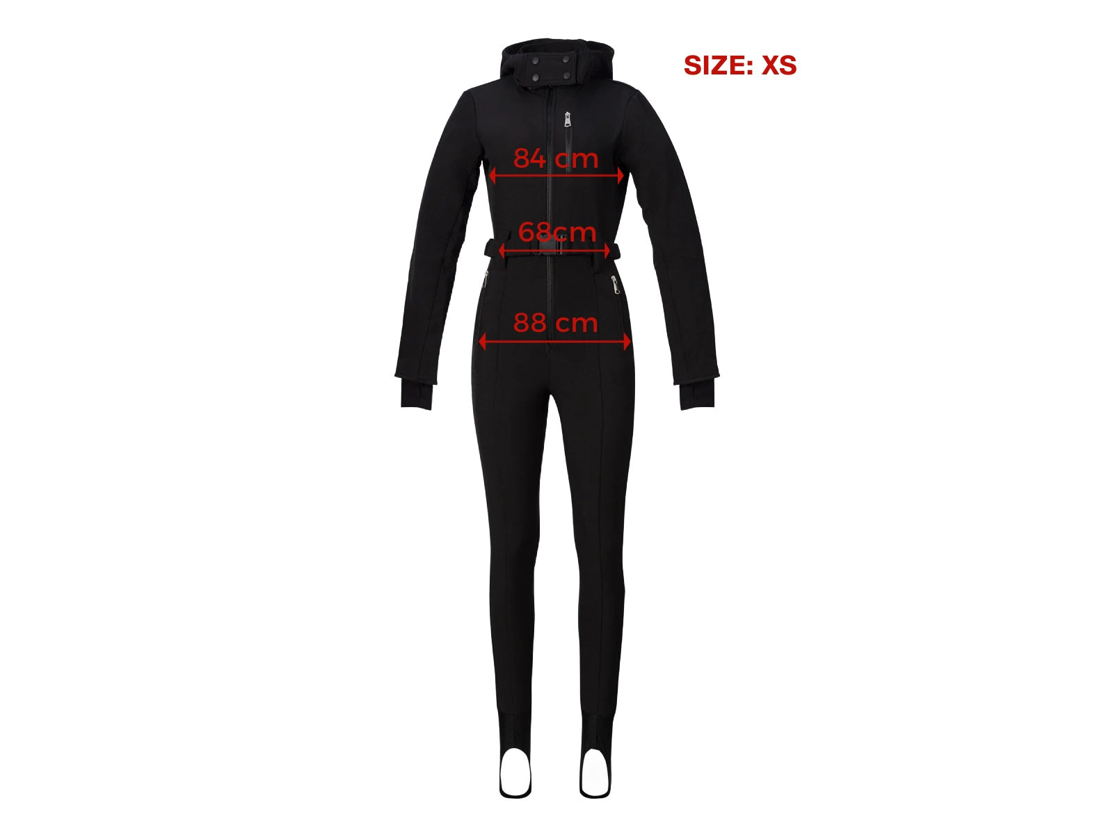 Sydona Bogas black casual ski overalls