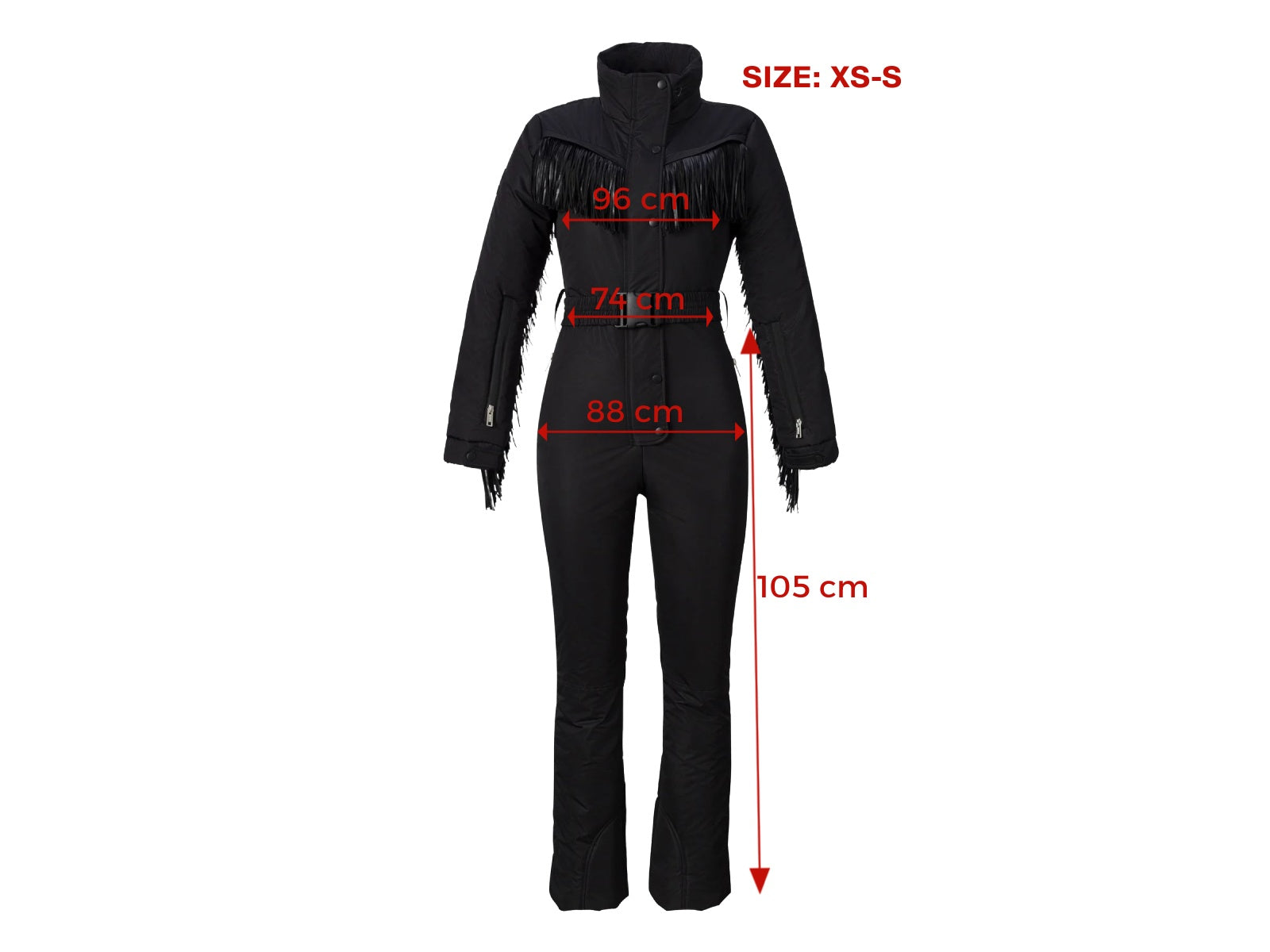 Salopeta ski casual neagra Ritanya Bogas