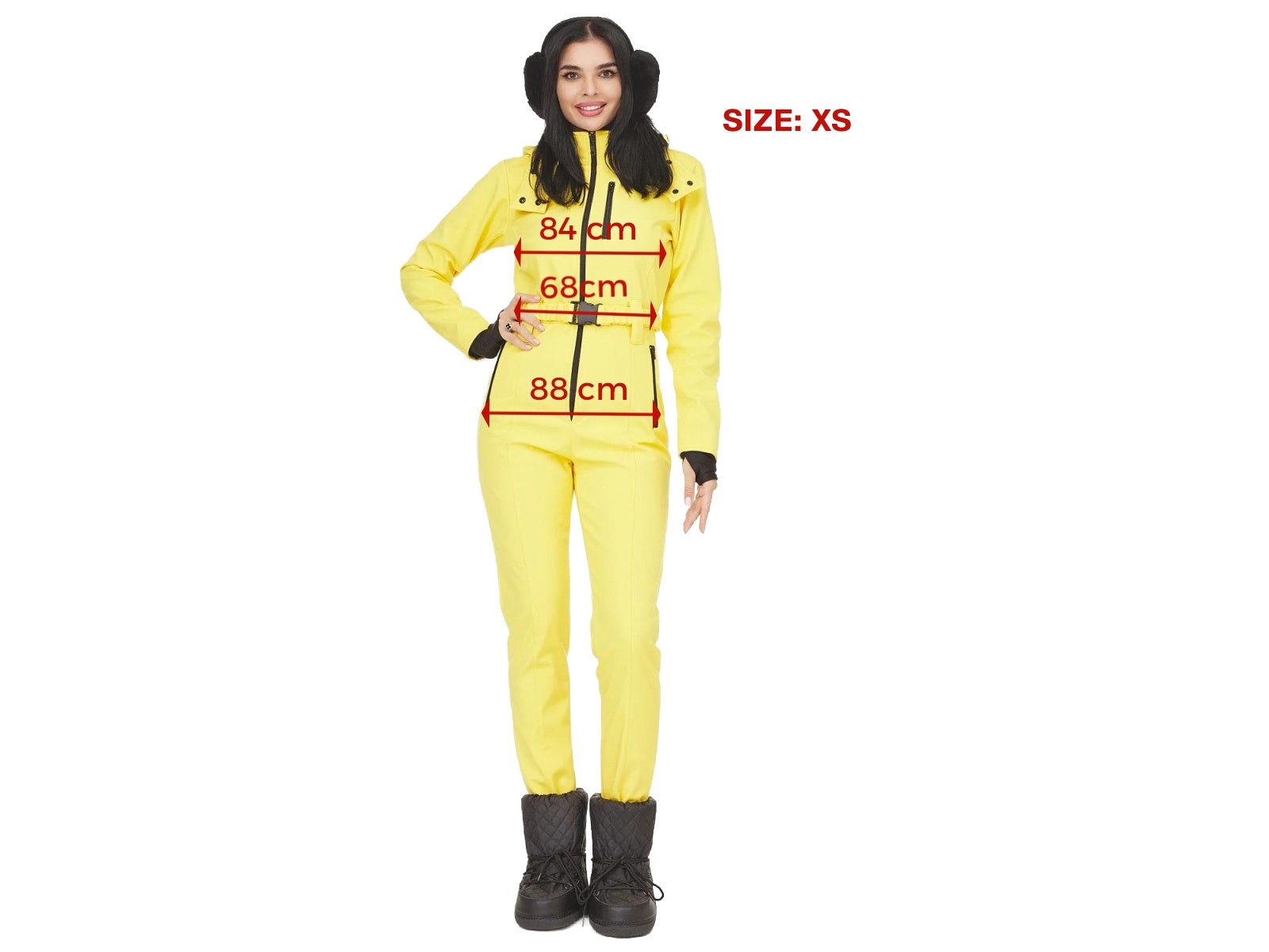 Siluap Bogas yellow casual ski overalls