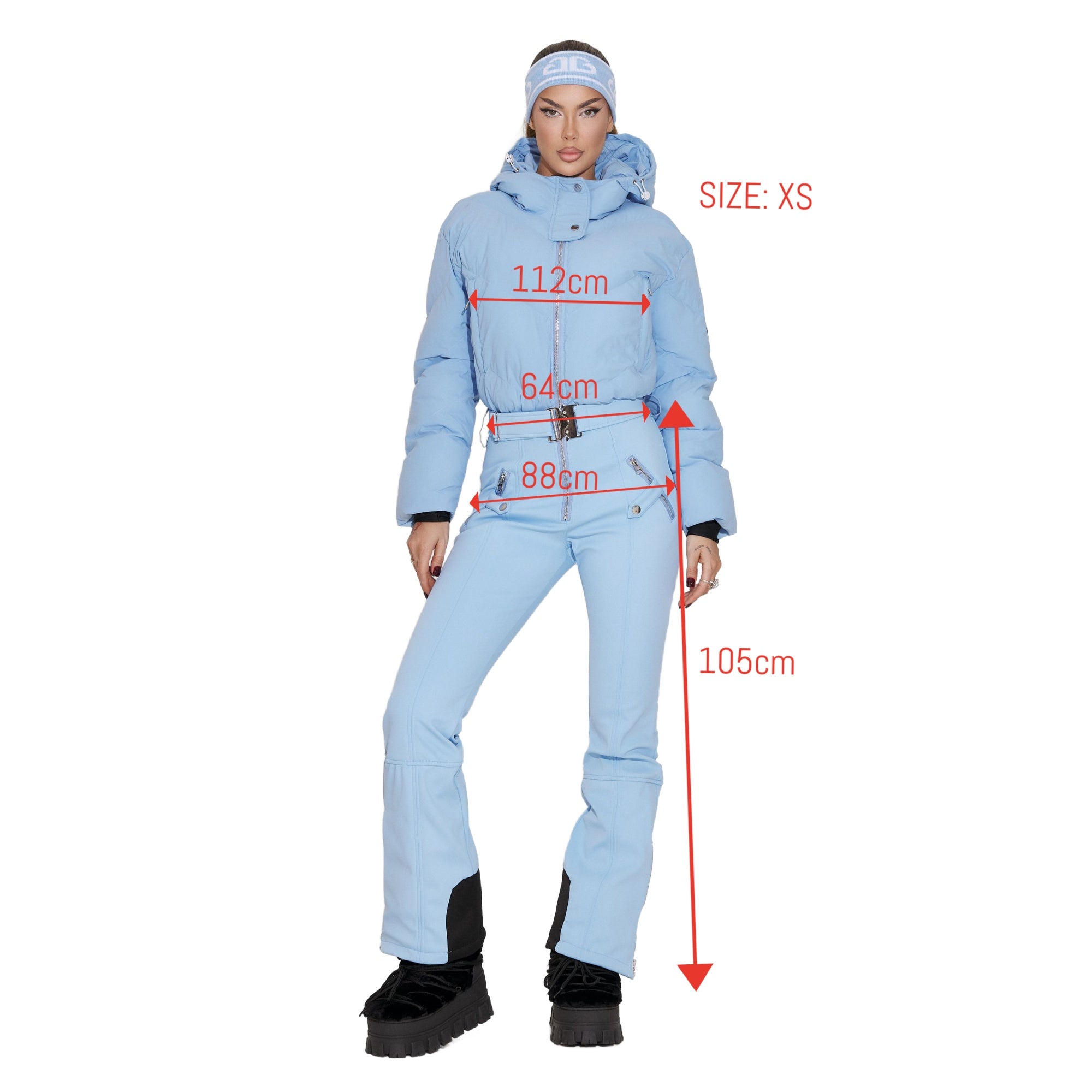 Women's blue ski jumpsuit Vibranty Bogas