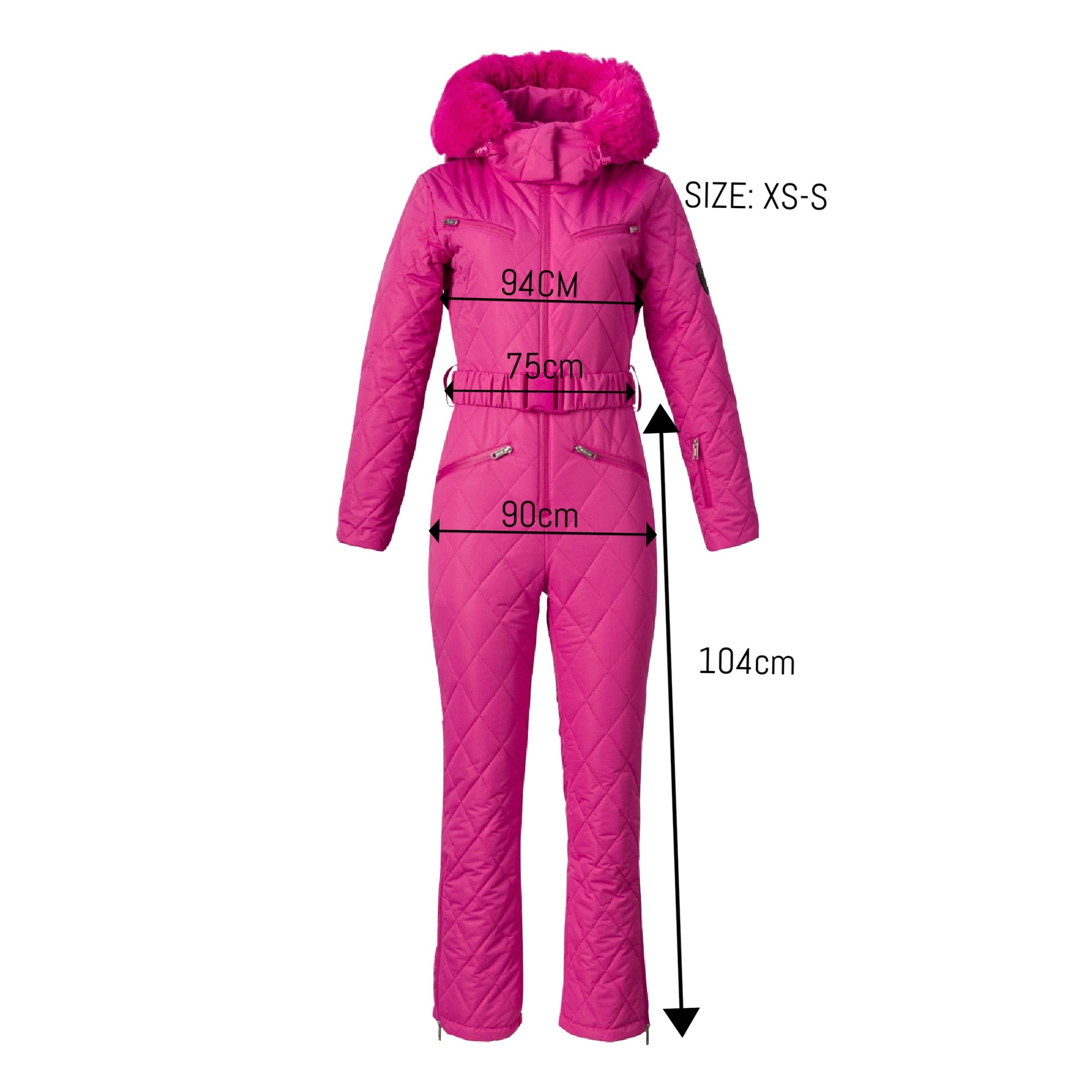 Salopeta ski casual fucsia Valene Bogas