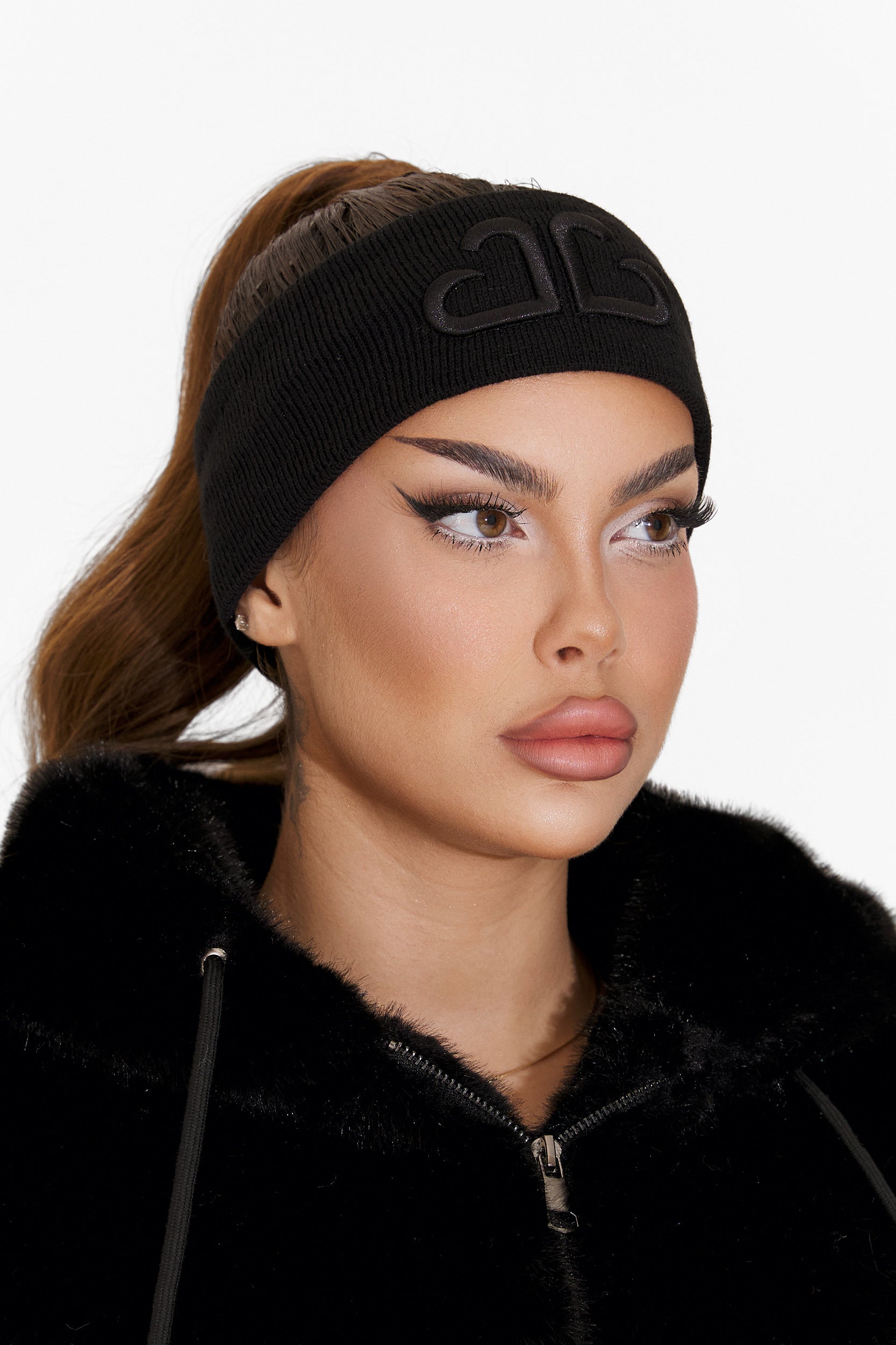 Casual black women's headband Sharaya Bogas