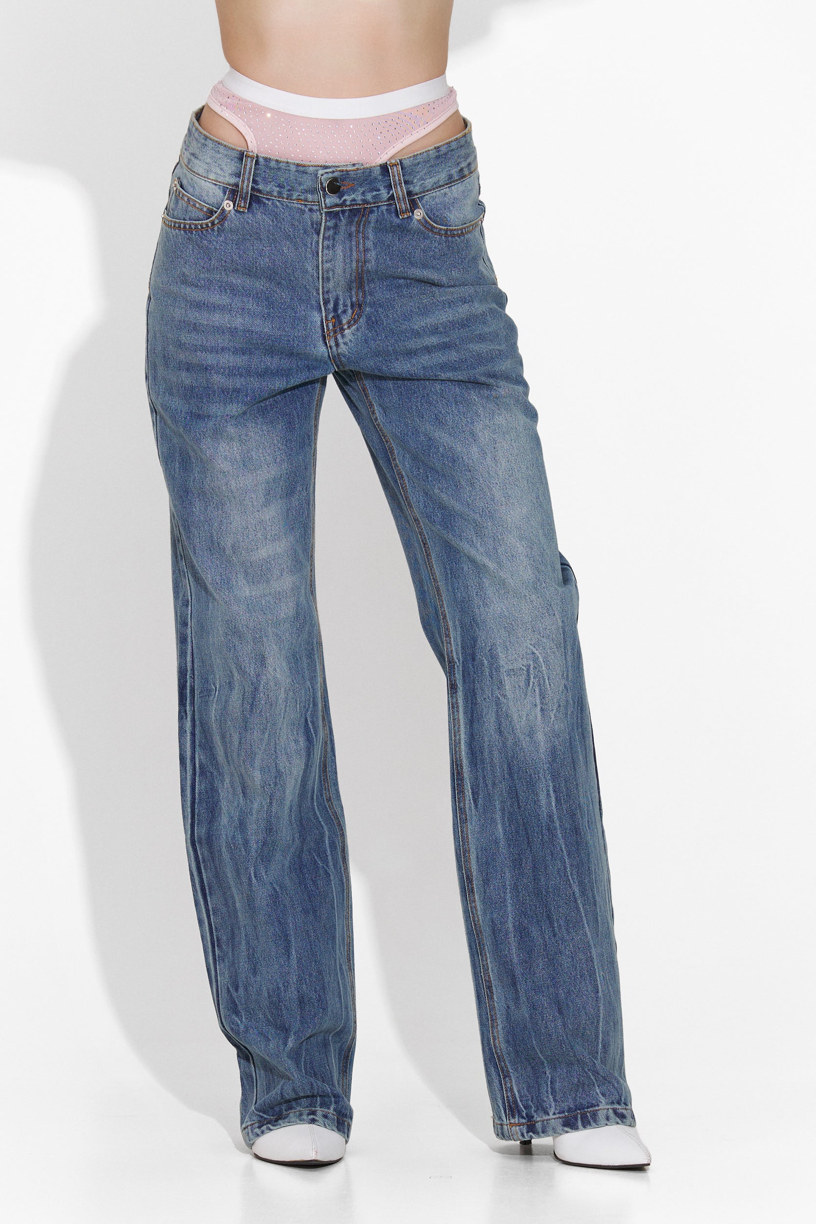 Deana Bogas blue casual women's jeans