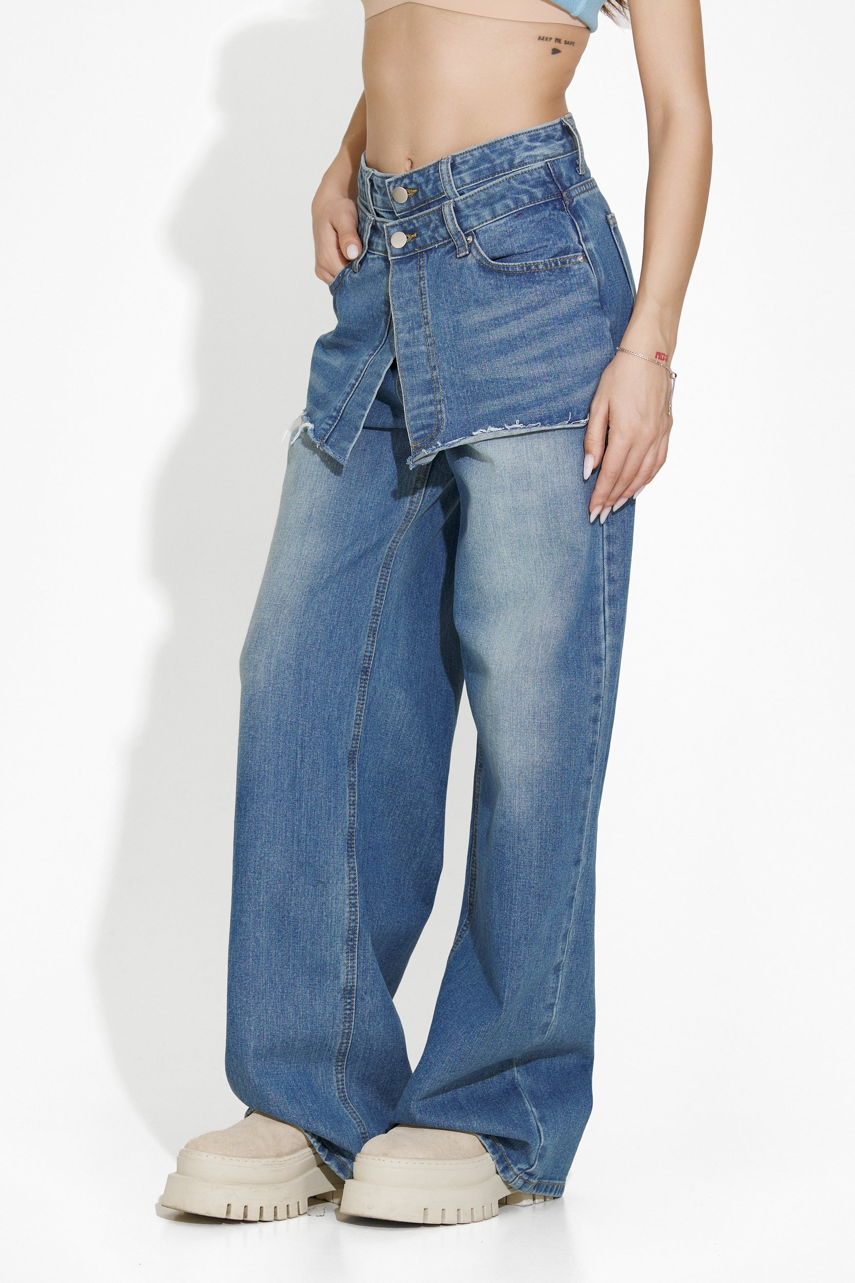 Women's casual blue jeans Vilela Bogas