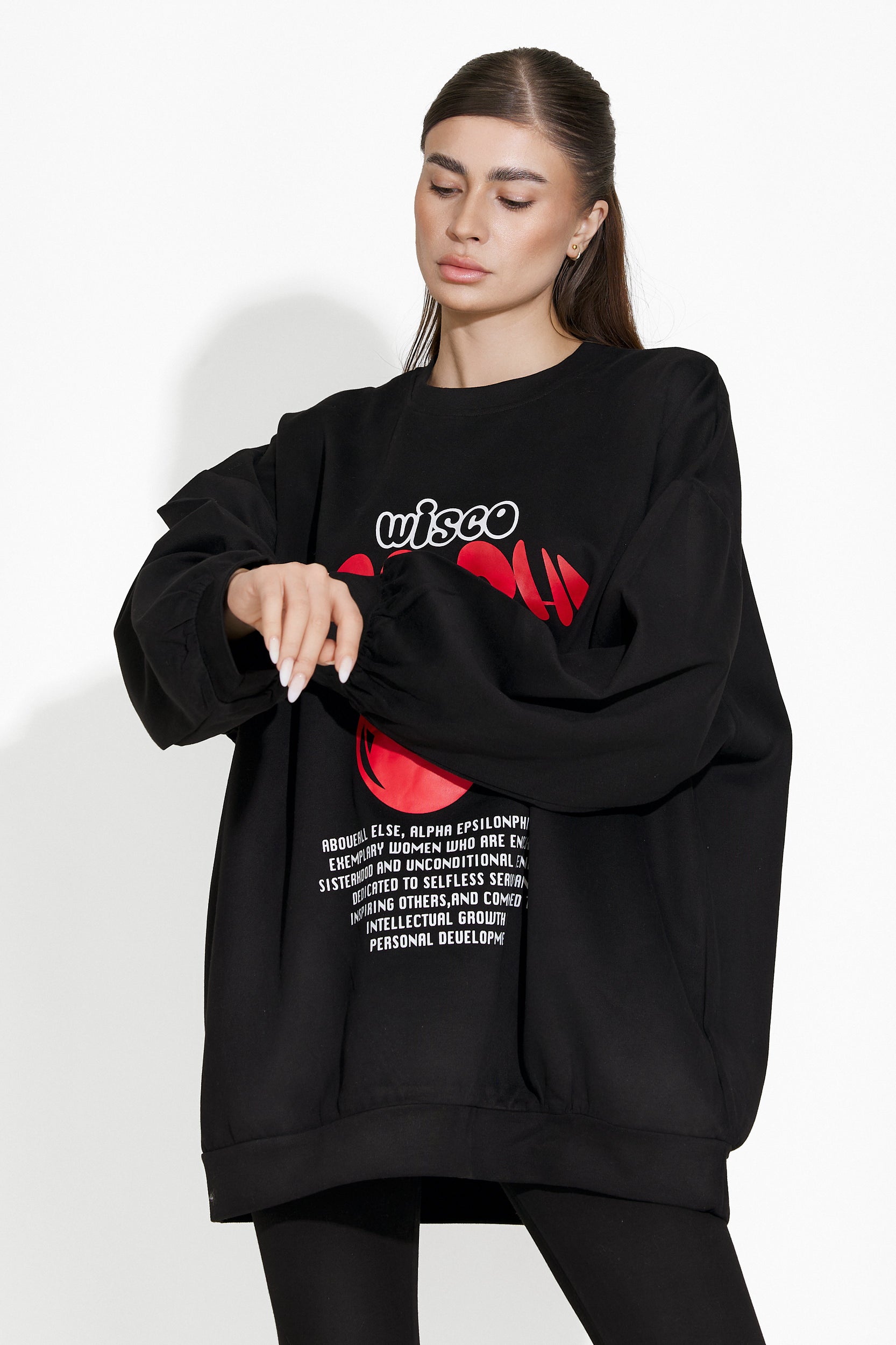 Black casual women's blouse Kalesa Bogas