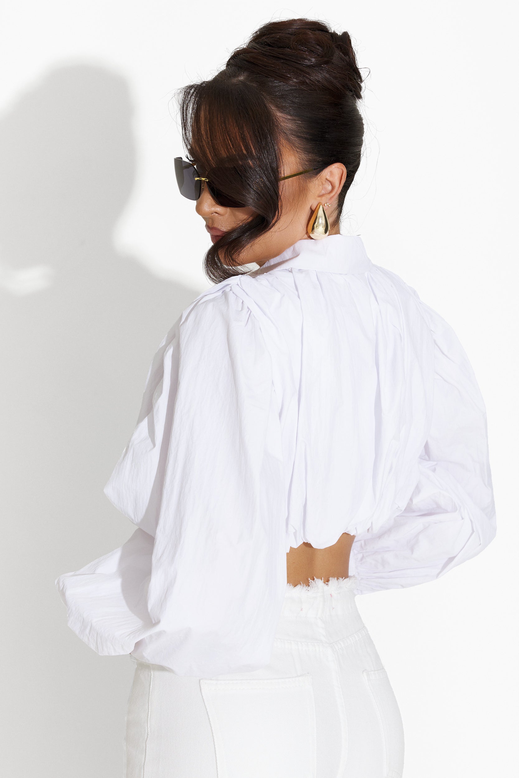 White casual women's shirt Octaia Bogas