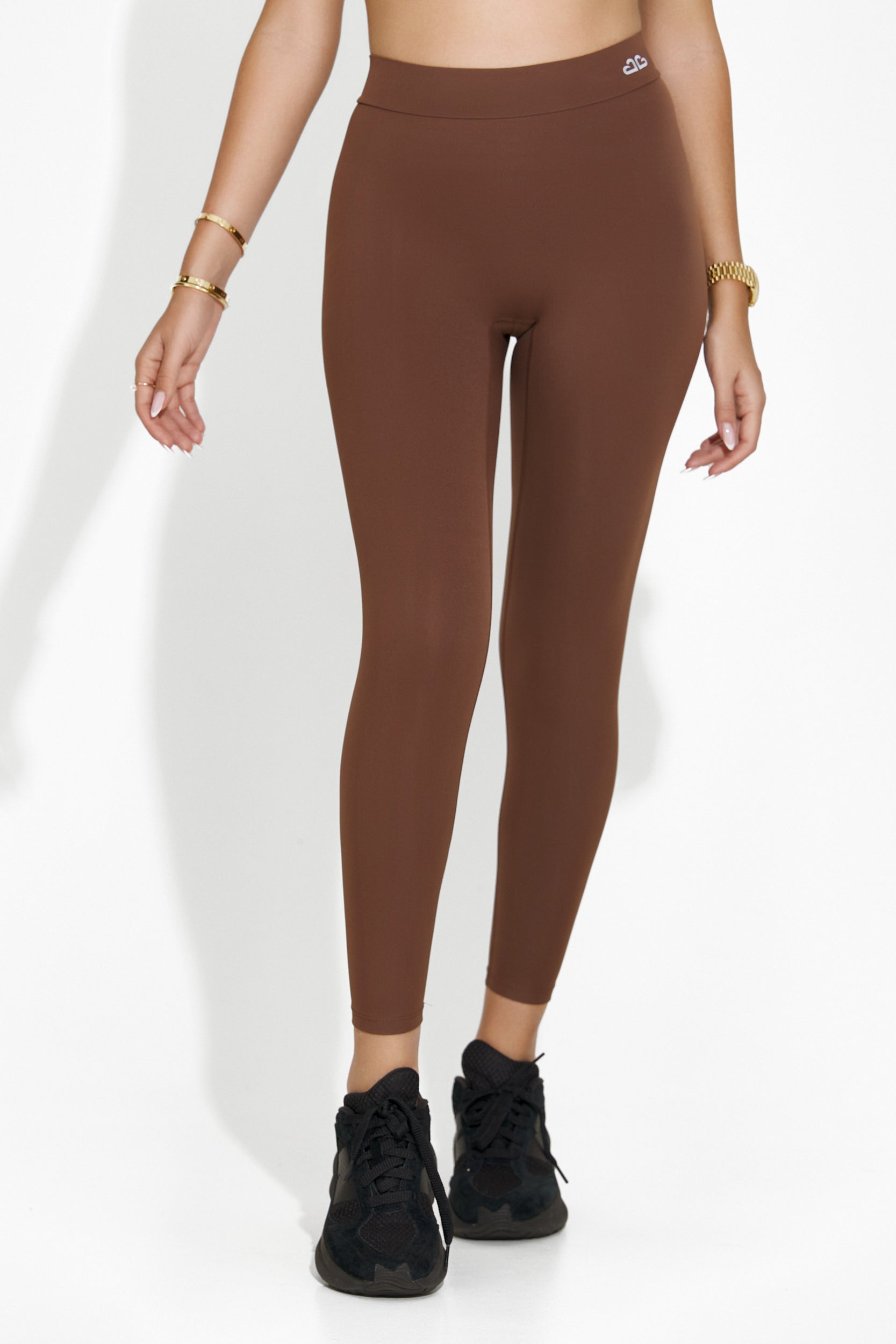 Women's brown lycra tights Galtea Bogas