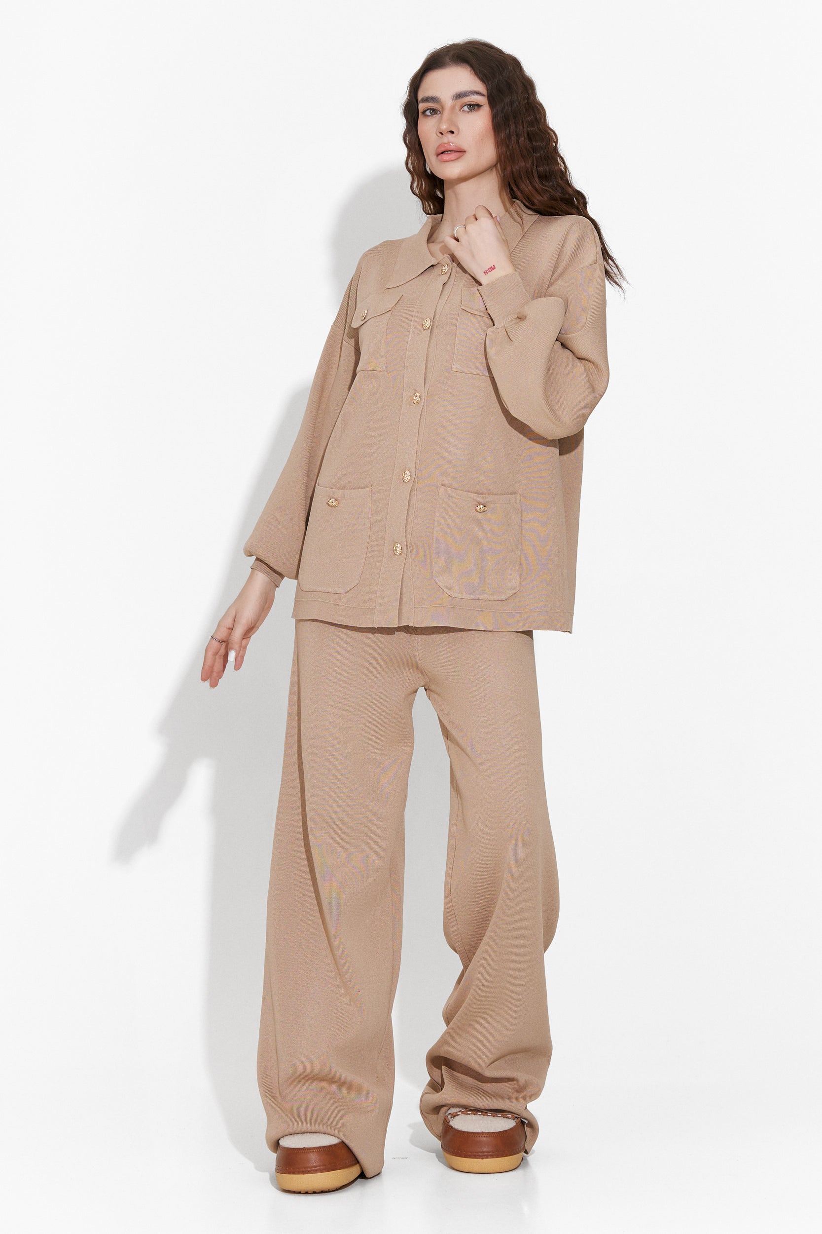 Beige casual women's suit Kandia Bogas