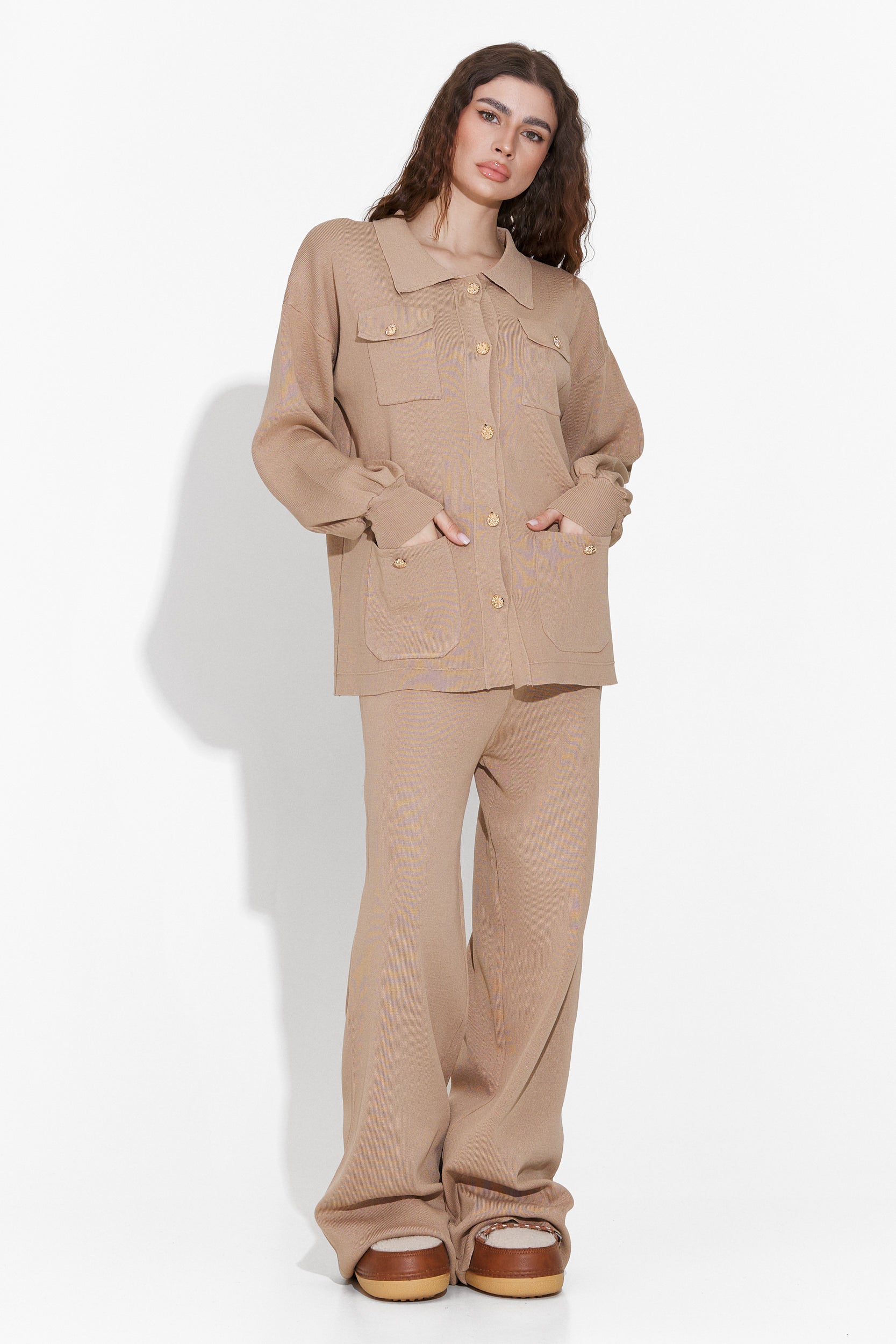 Beige casual women's suit Kandia Bogas