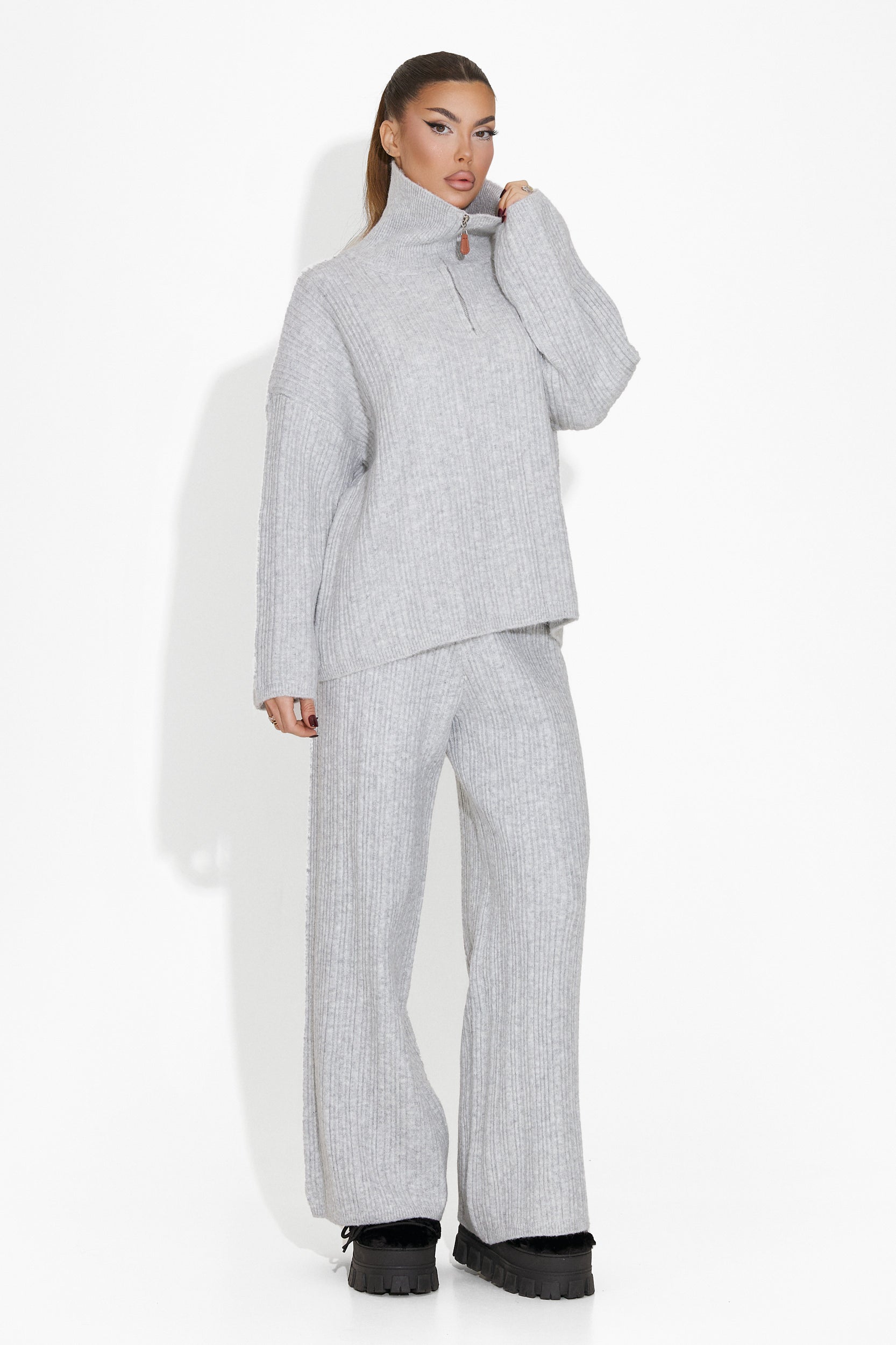 Women's casual grey suit Tamisha Bogas