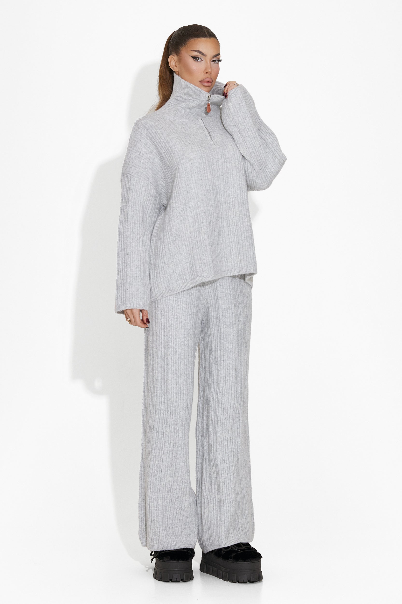 Women's casual grey suit Tamisha Bogas