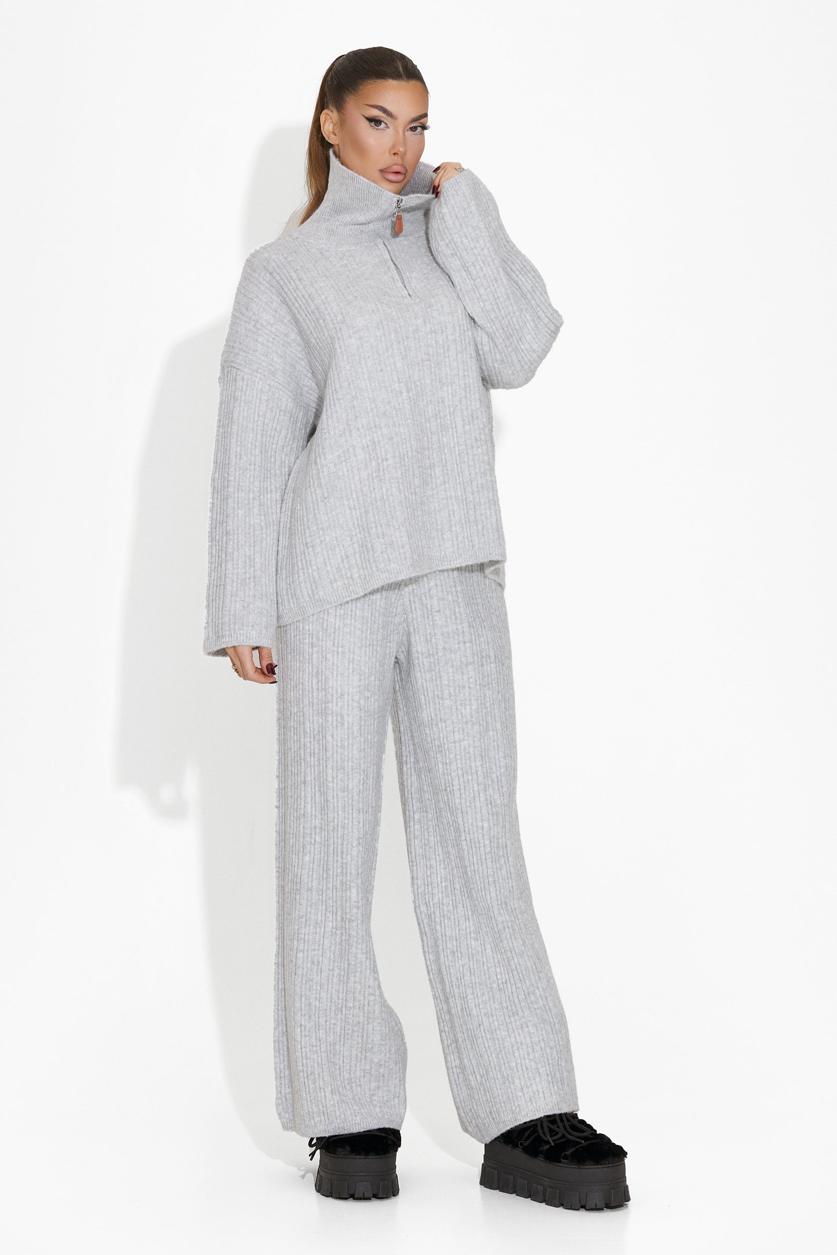 Women's casual grey suit Tamisha Bogas