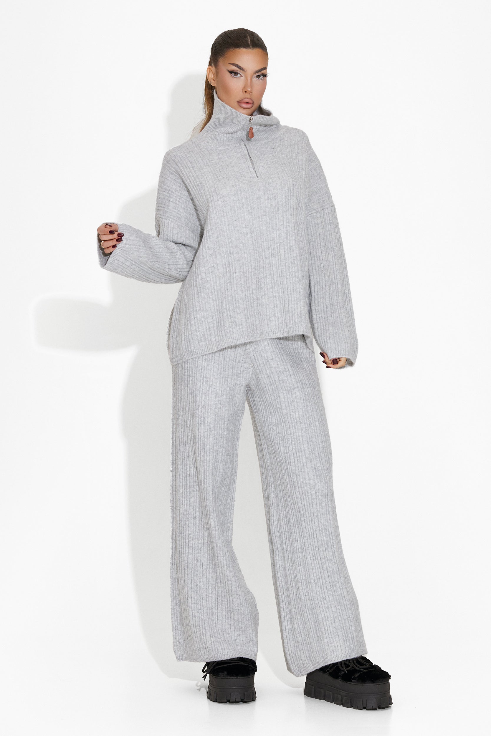 Women's casual grey suit Tamisha Bogas