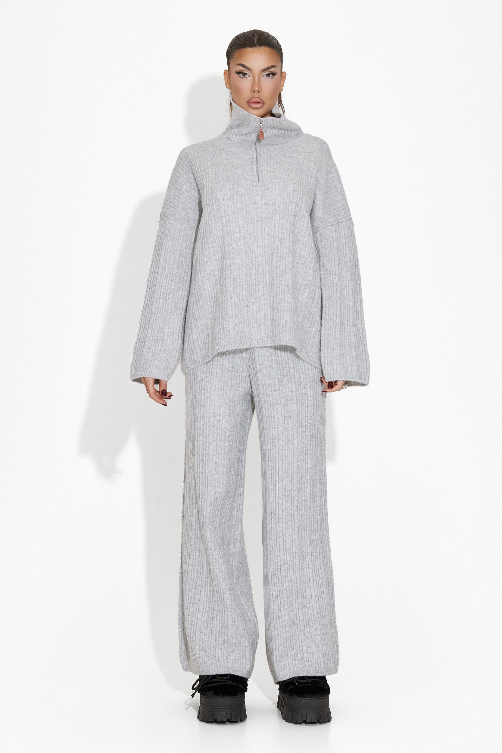 Women's casual grey suit Tamisha Bogas