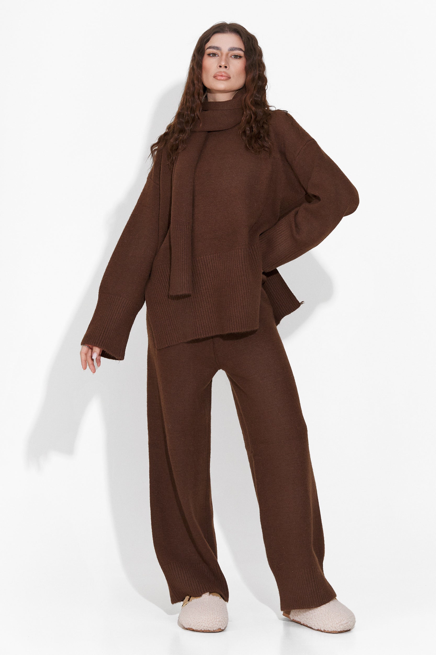 Graciana Bogas brown casual women's suit