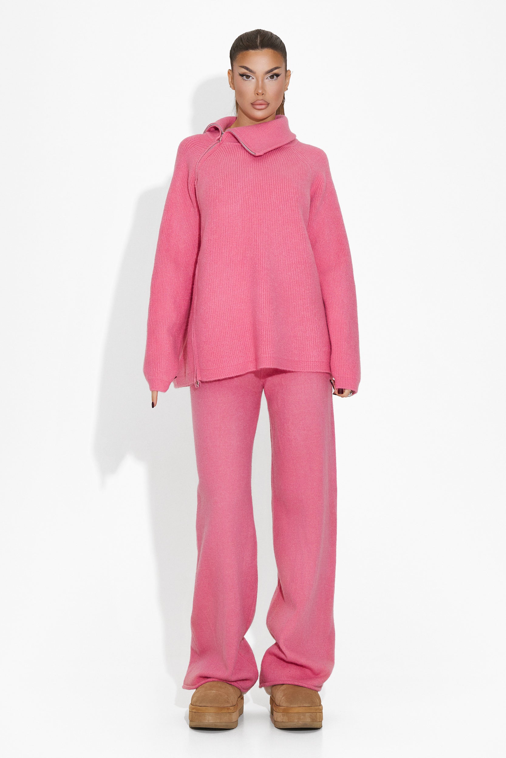 Pink casual women's suit Jordia Bogas