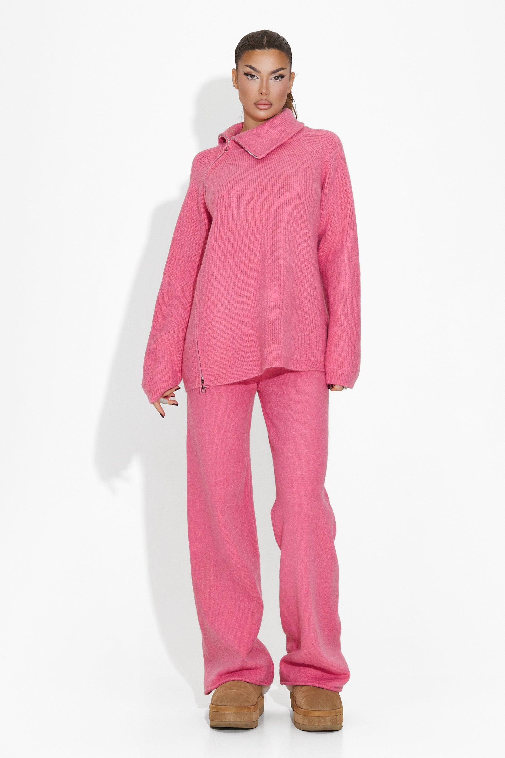 Pink casual women's suit Jordia Bogas