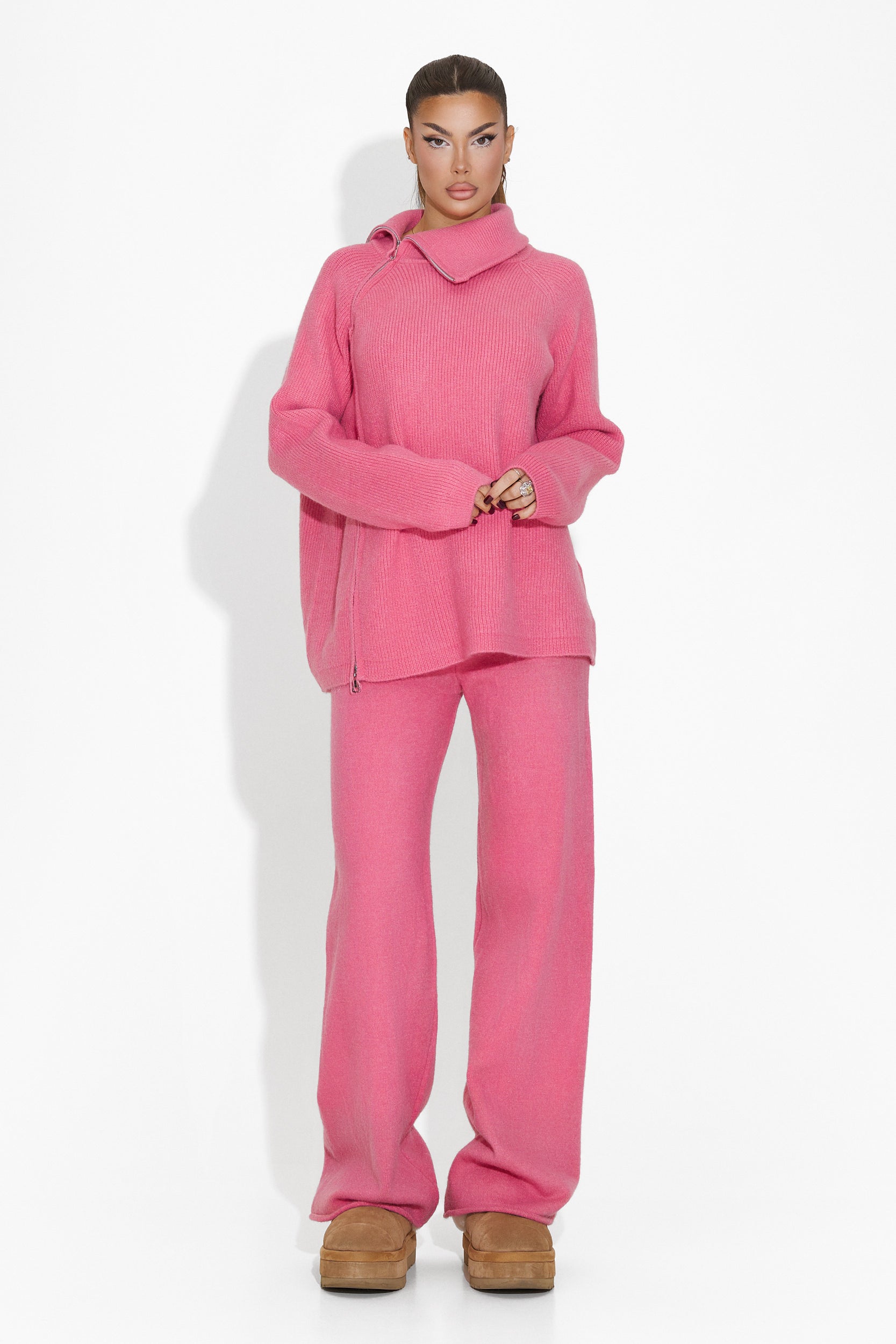 Pink casual women's suit Jordia Bogas