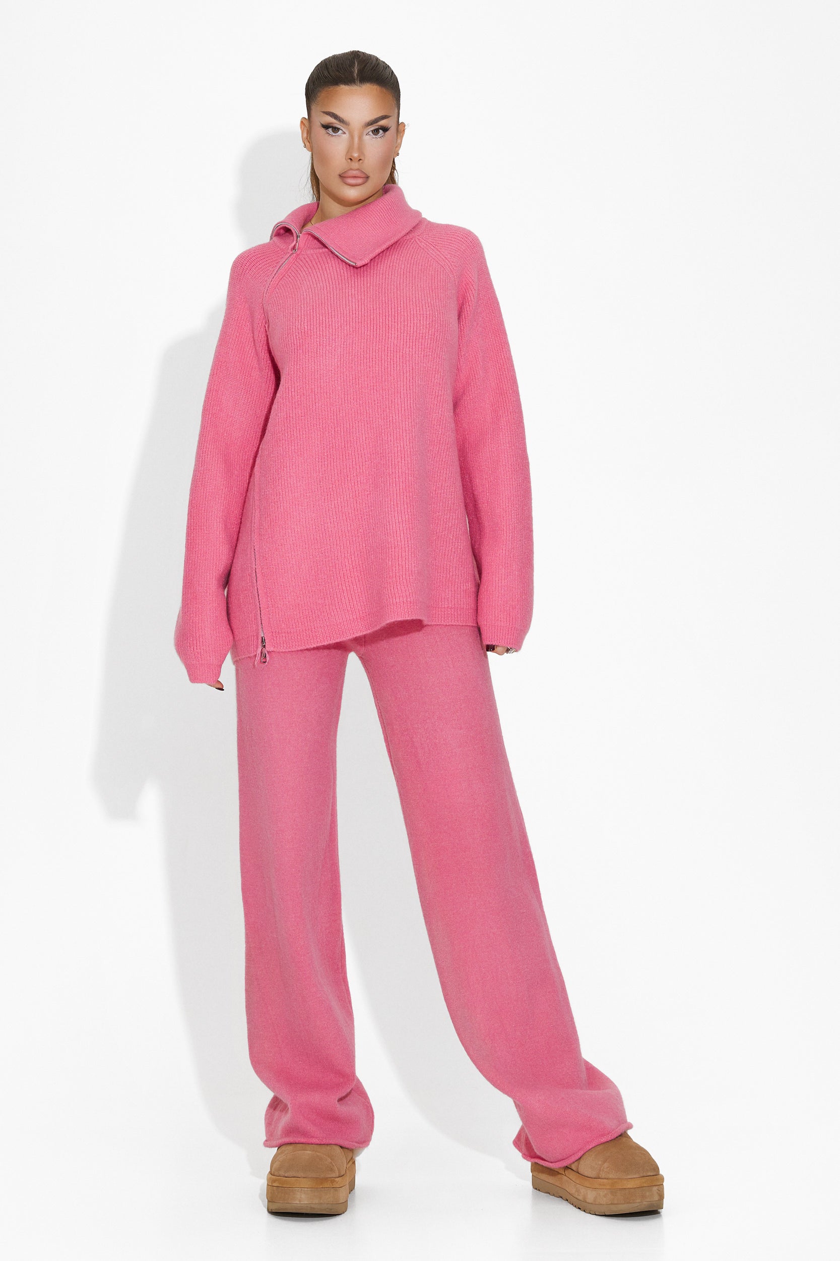 Pink casual women's suit Jordia Bogas