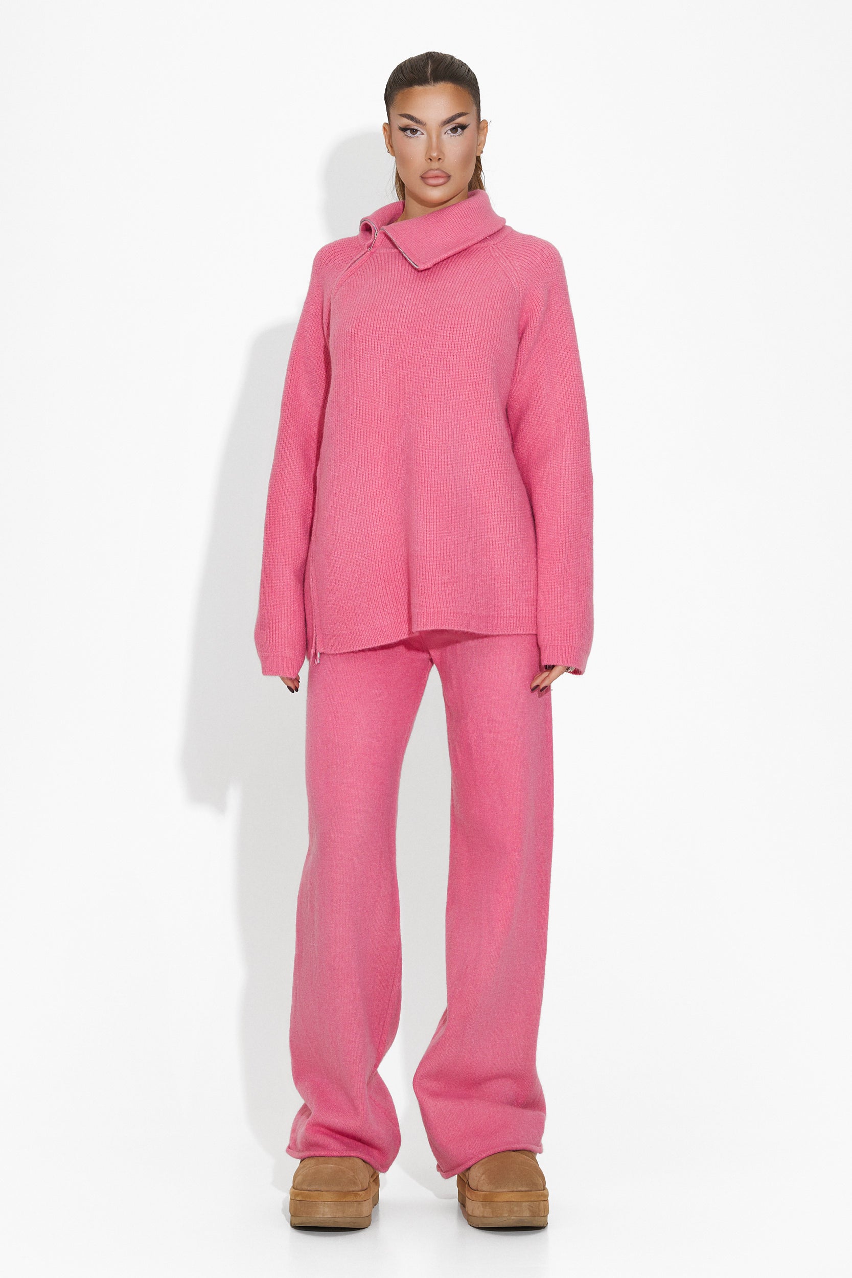 Pink casual women's suit Jordia Bogas