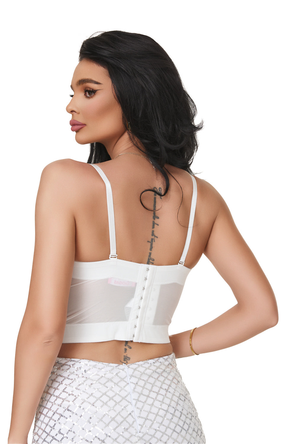 Ladies elegant white corset Yolas Bogas