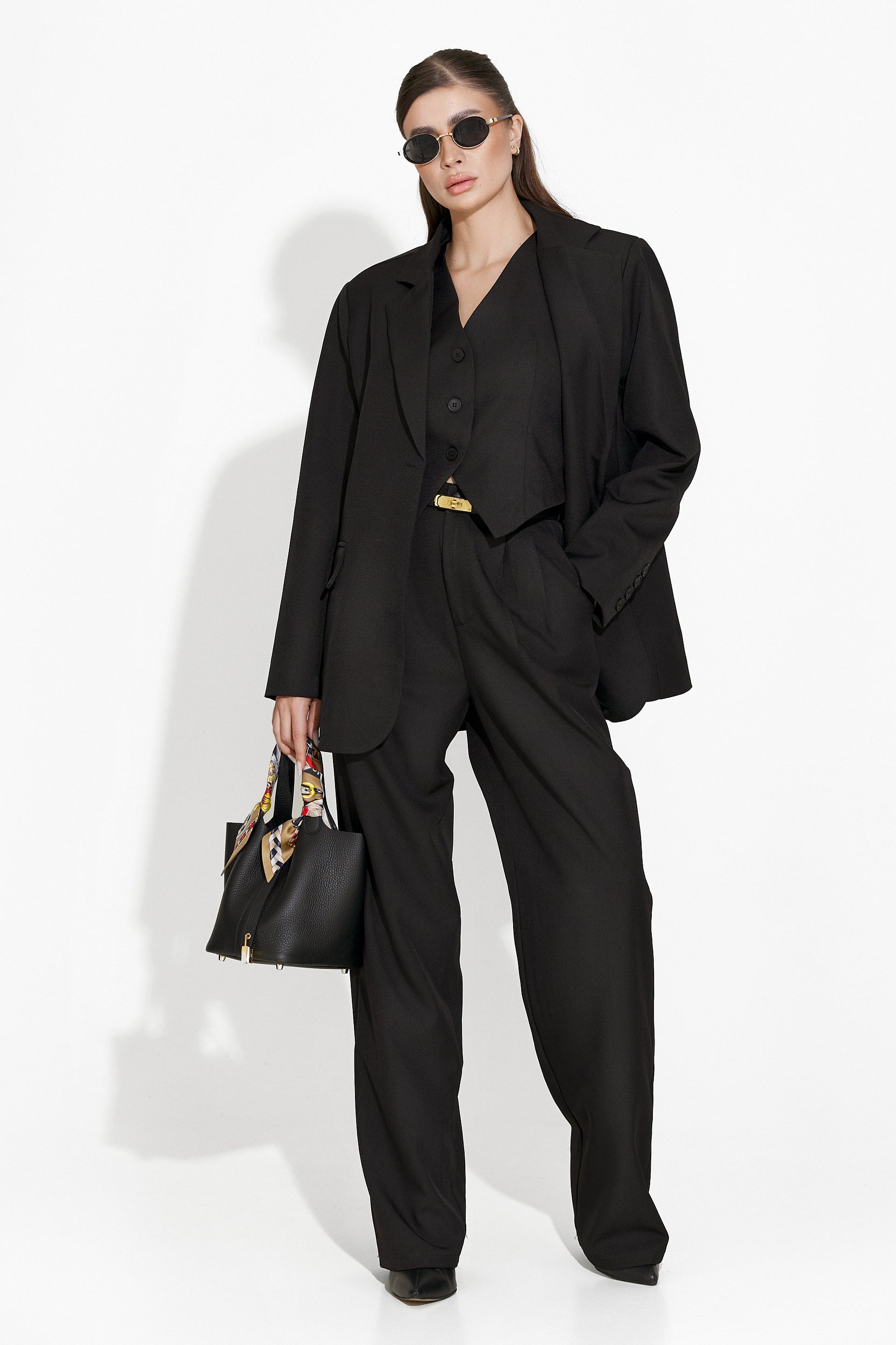 Black elegant trouser suit Demozla Bogas