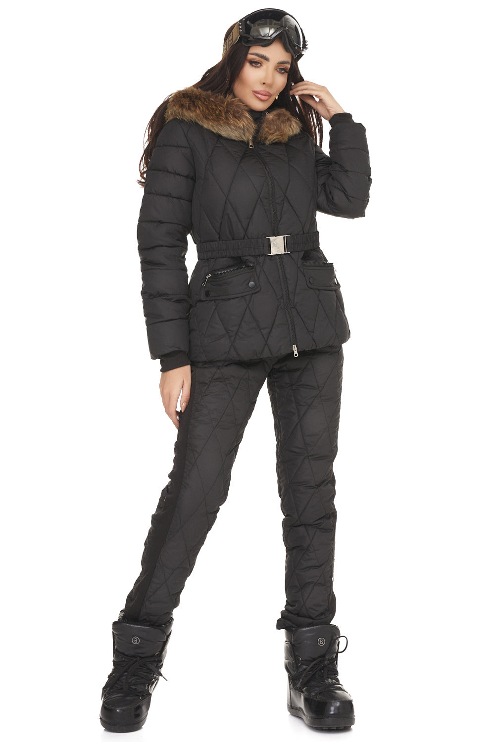 Women's black winter costume Zemidea Bogas