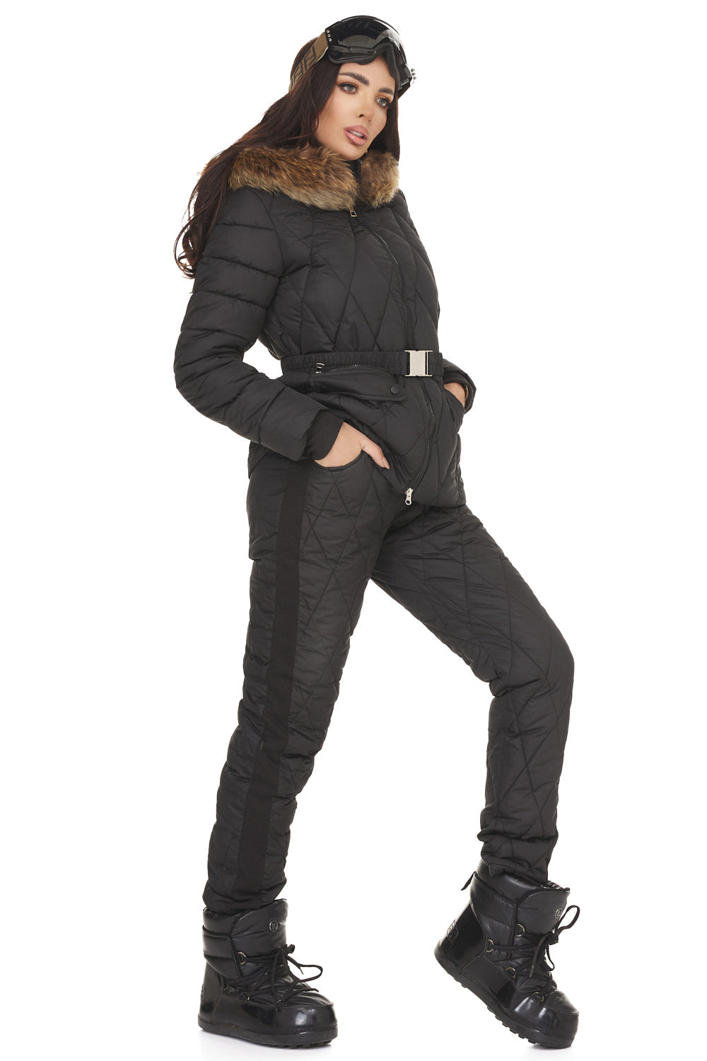 Women's black winter costume Zemidea Bogas