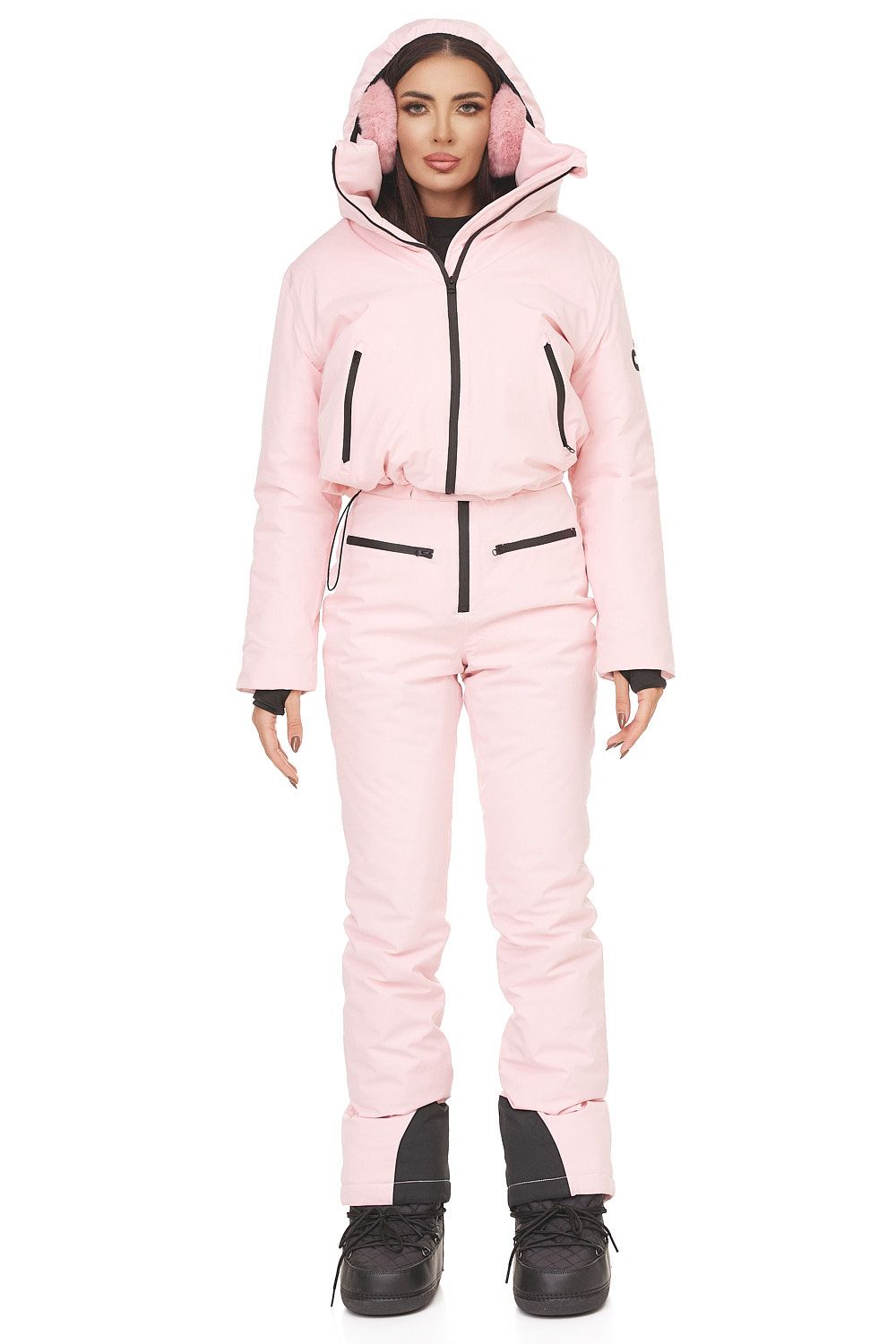 Costum ski casual roz Reasia Bogas