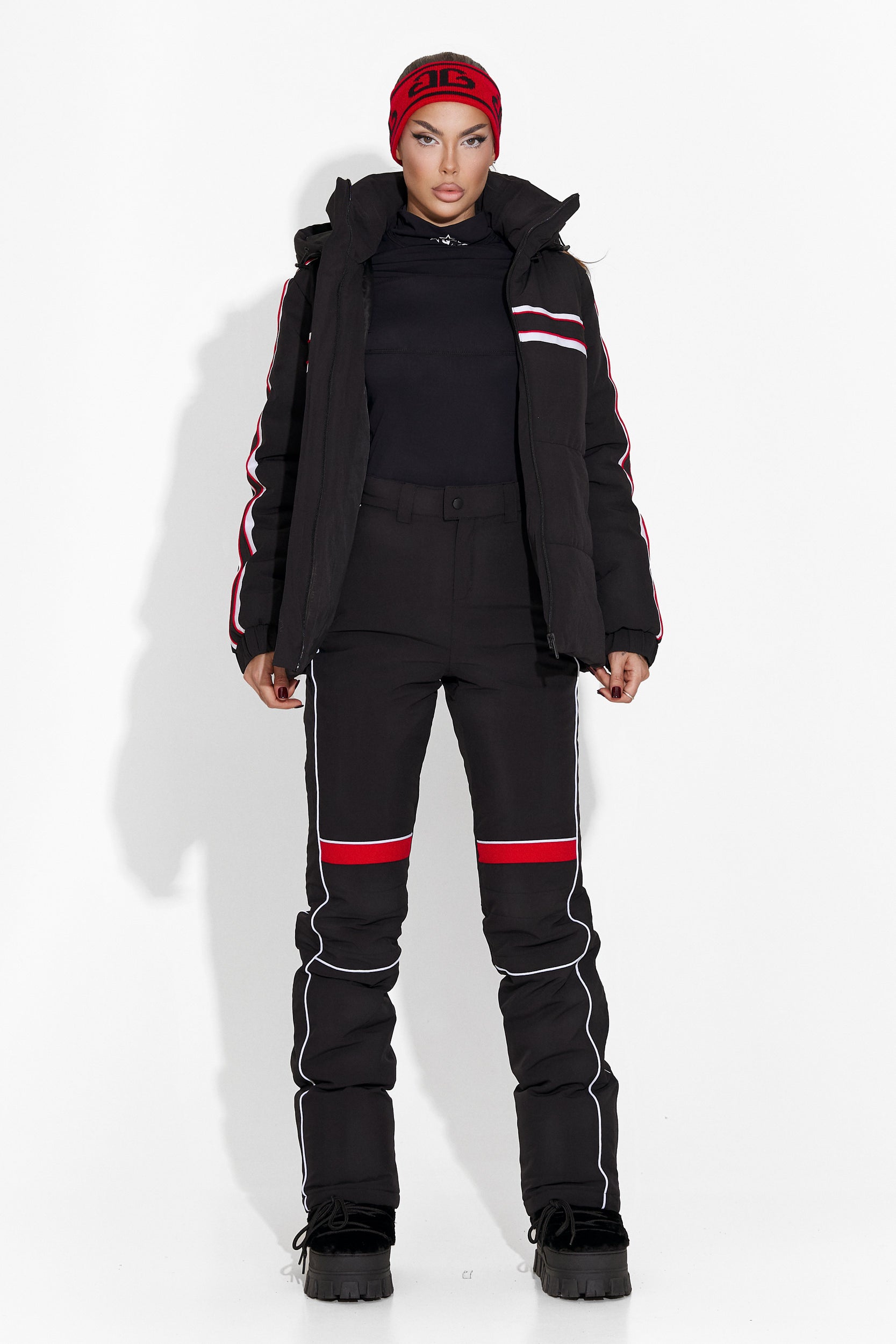 Black women's ski suit Zapys Bogas