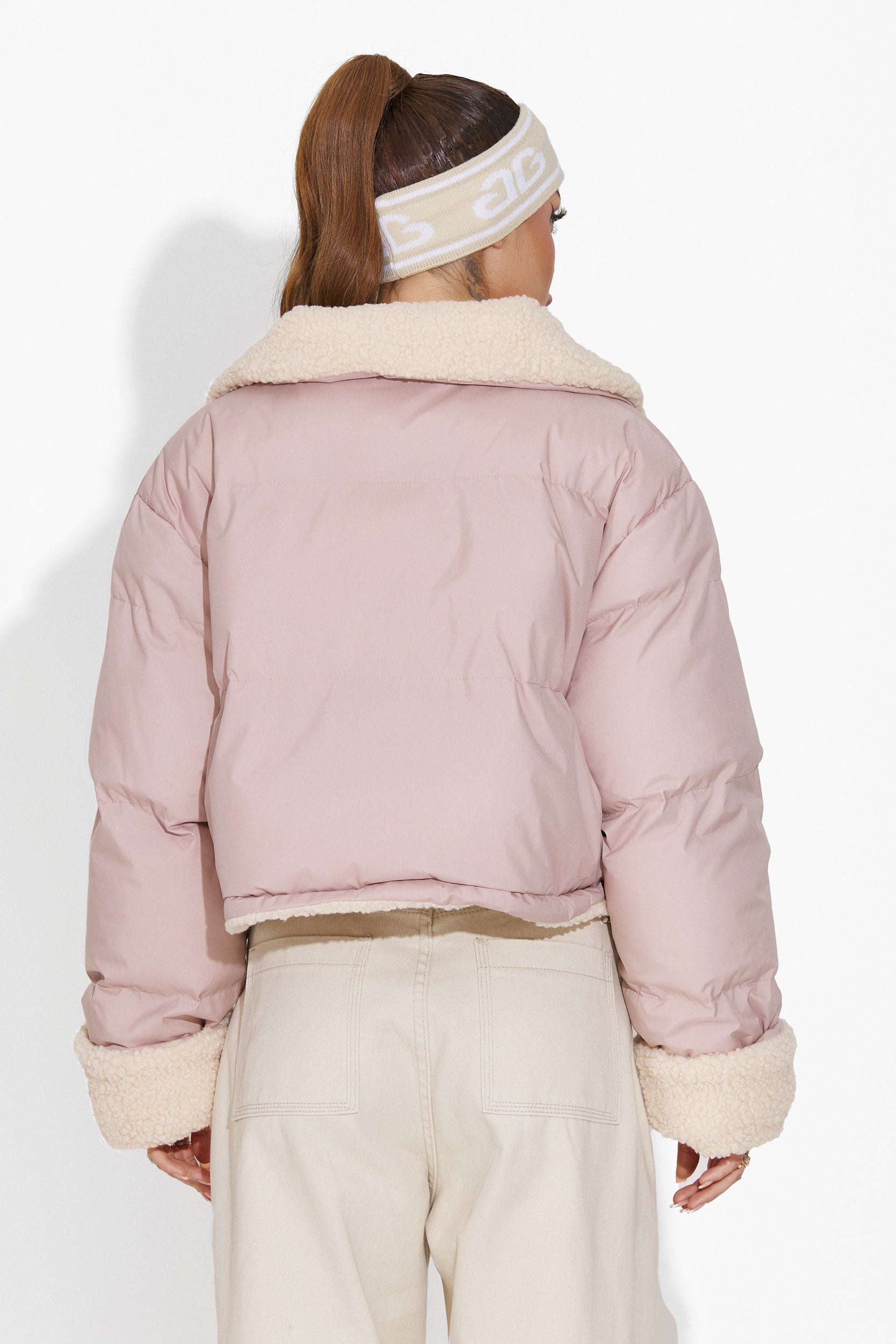 Women's reversible jacket pink Azaela Bogas