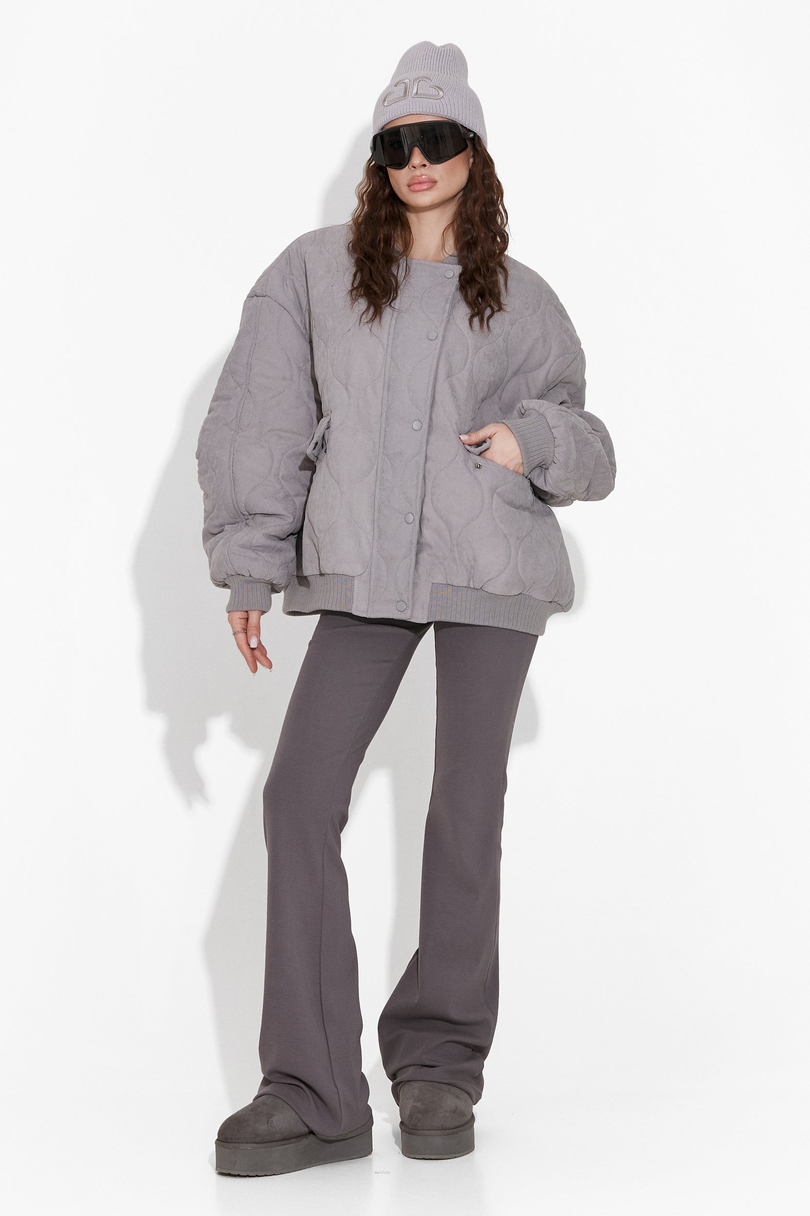 Women's casual gray jacket Winfrey Bogas