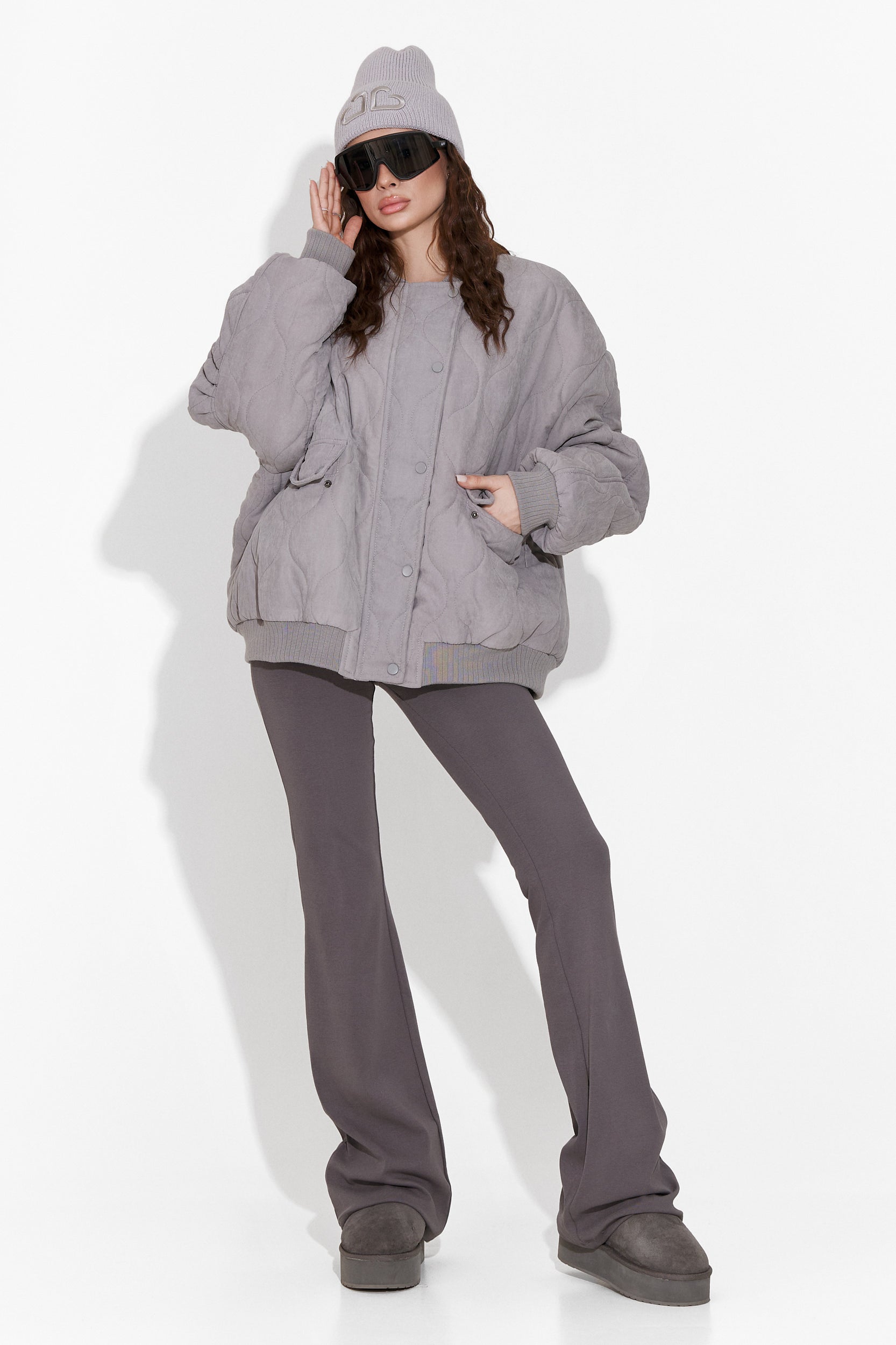 Women's casual gray jacket Winfrey Bogas