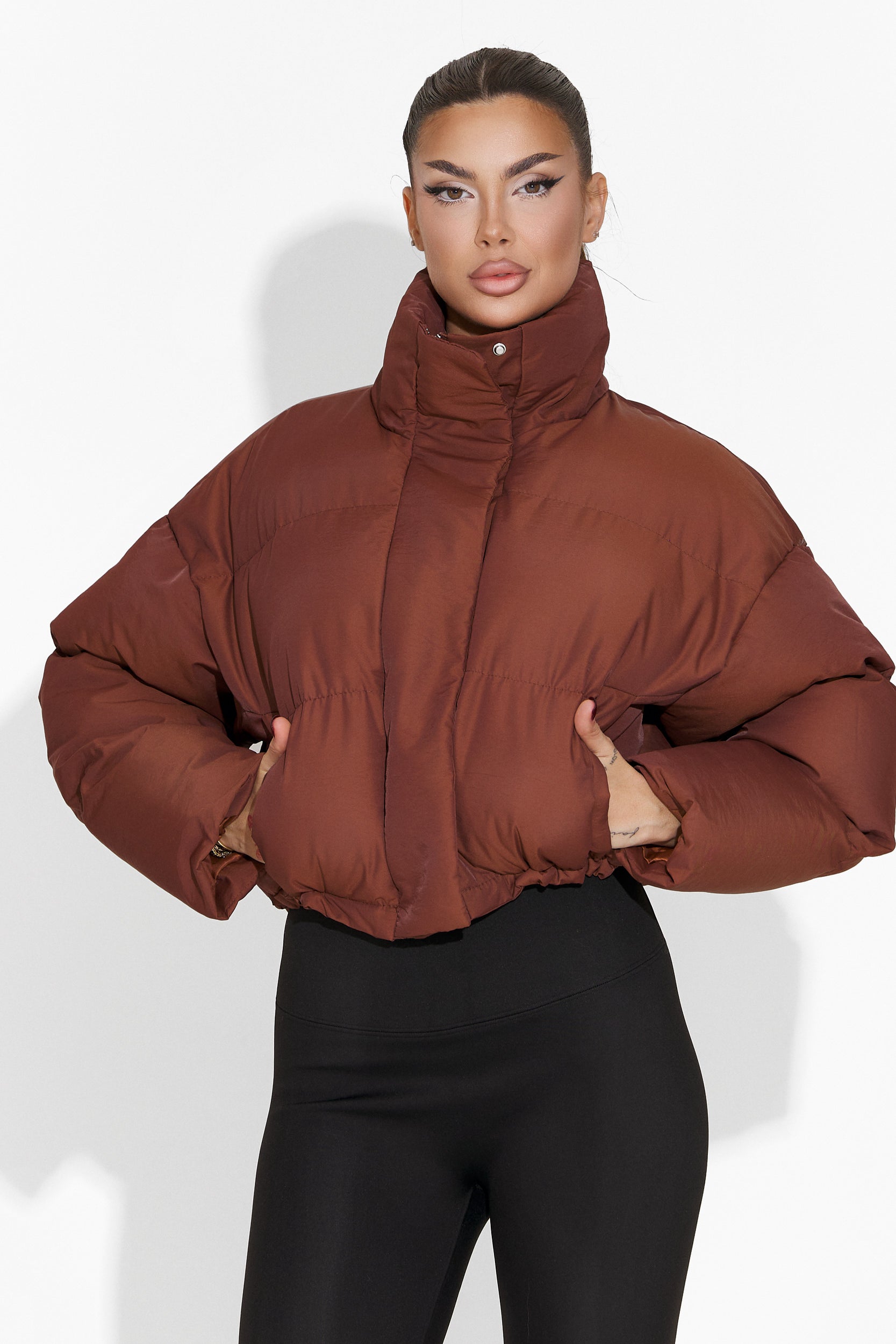 Brown casual women's jacket Astrid Bogas