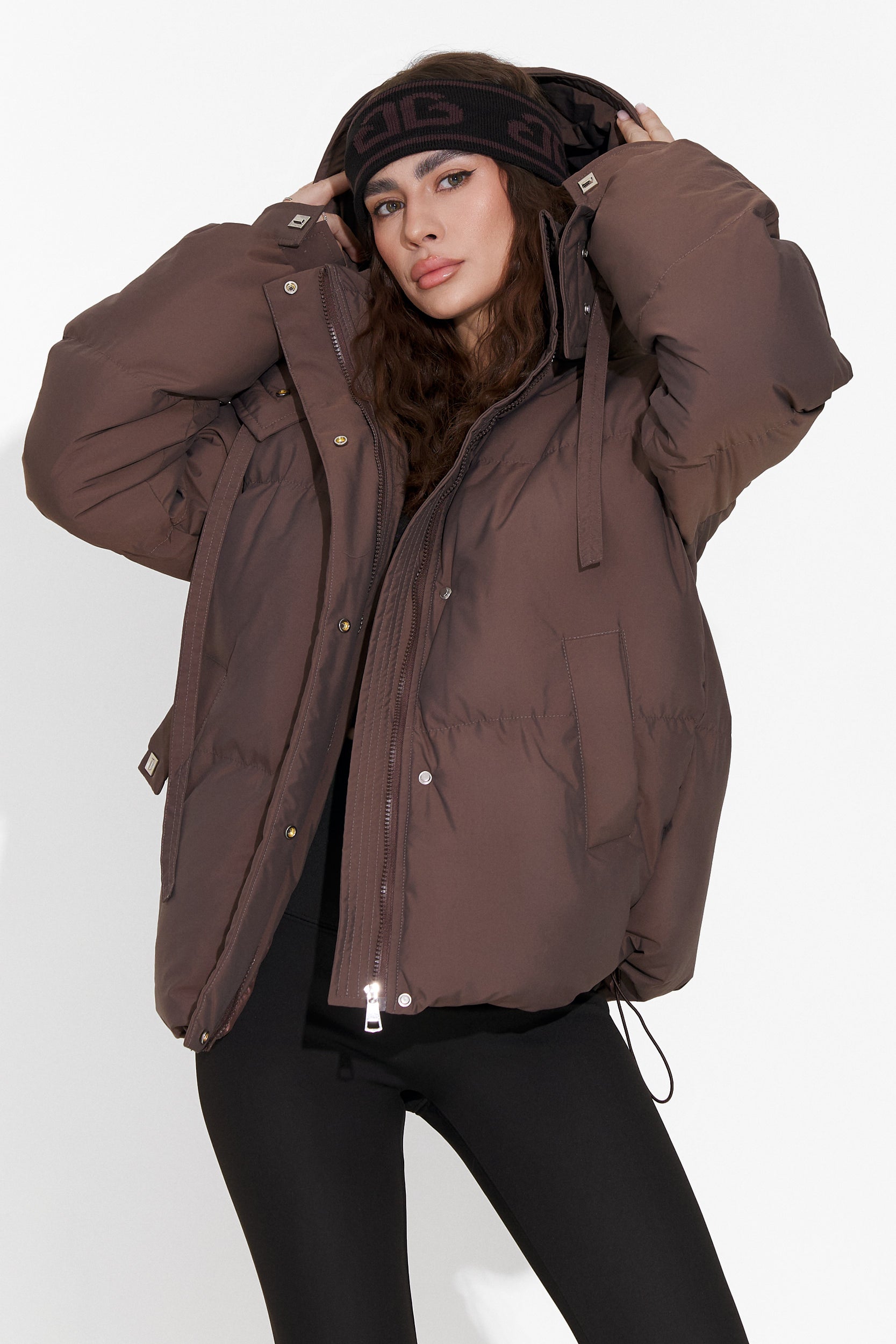 Luceta Bogas brown casual women's jacket