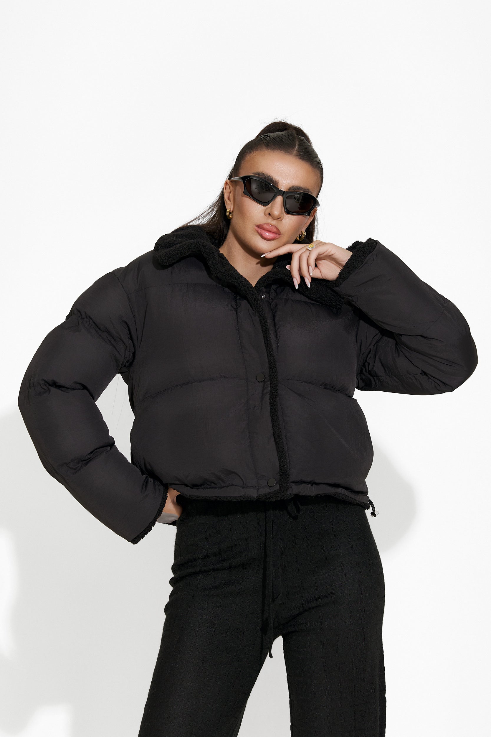 Naela Bogas casual black women's jacket