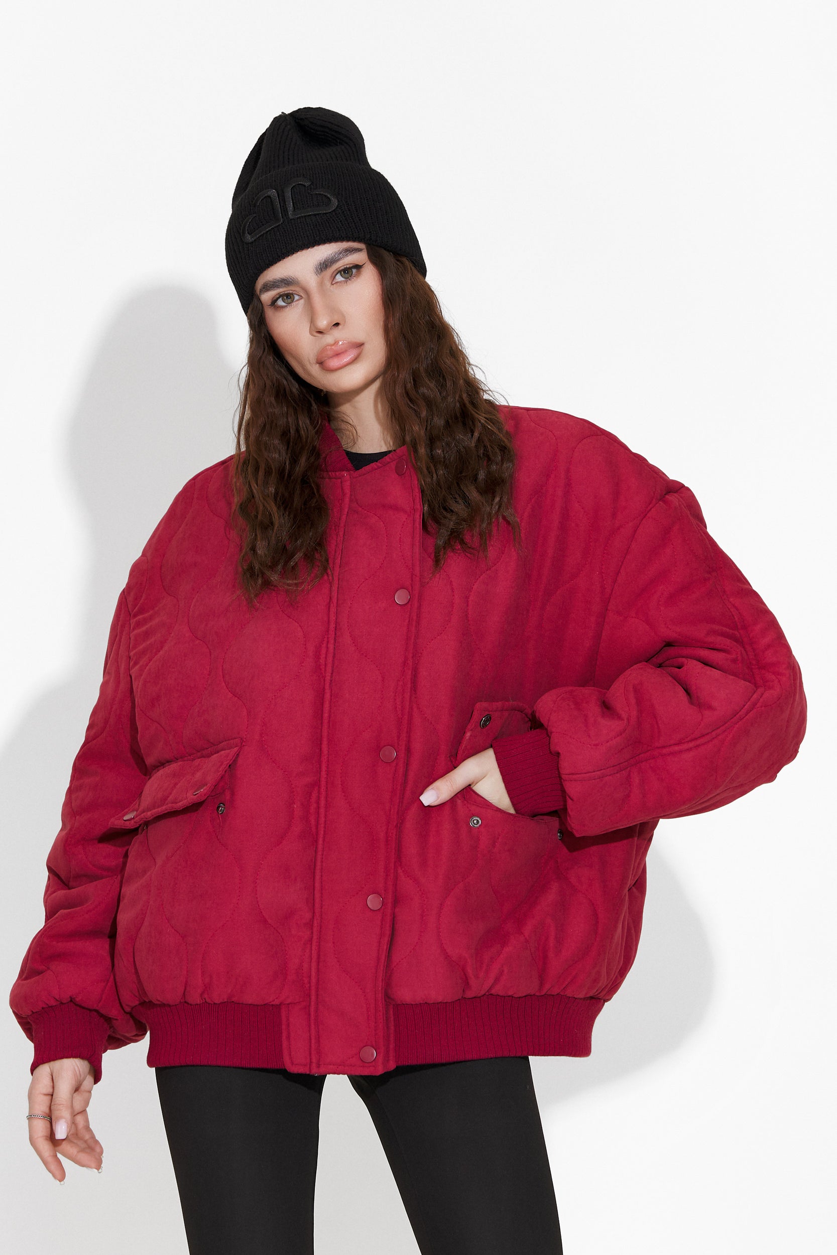 Women's casual red jacket Winfrey Bogas