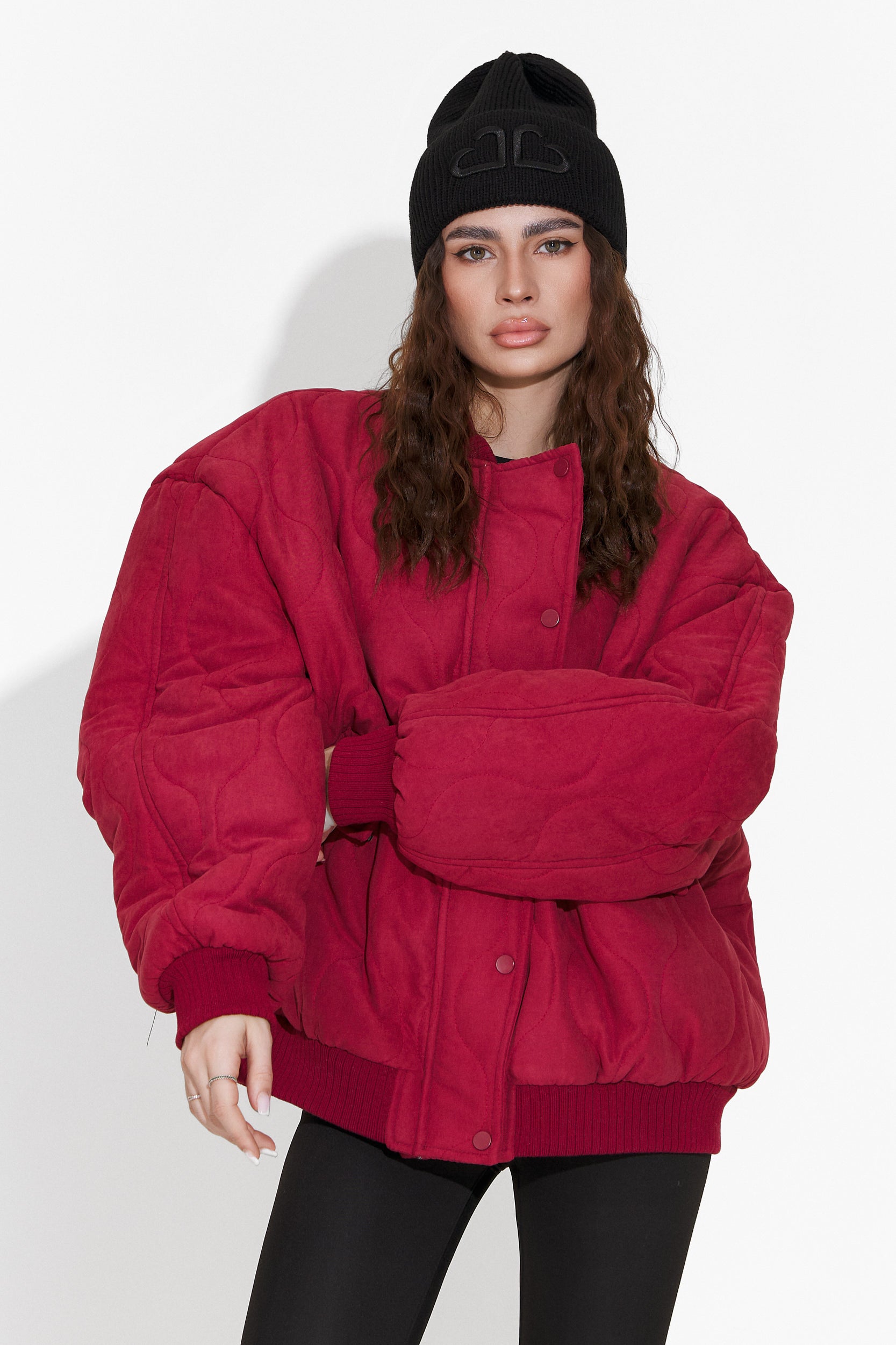 Women's casual red jacket Winfrey Bogas