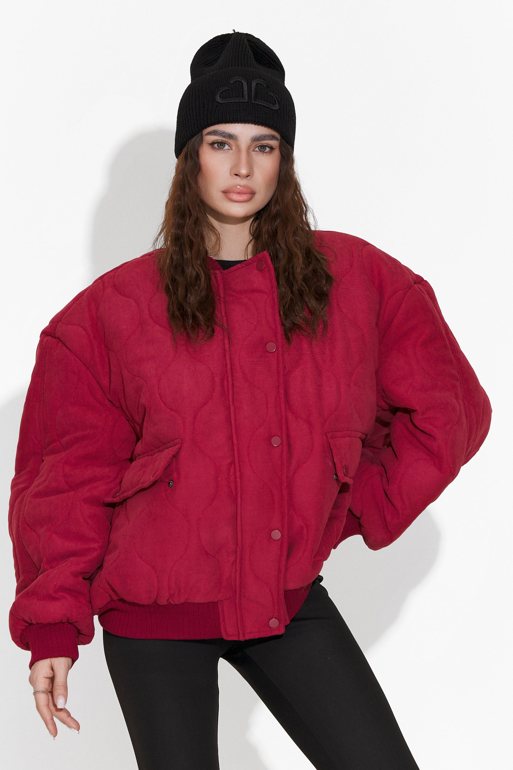 Women's casual red jacket Winfrey Bogas