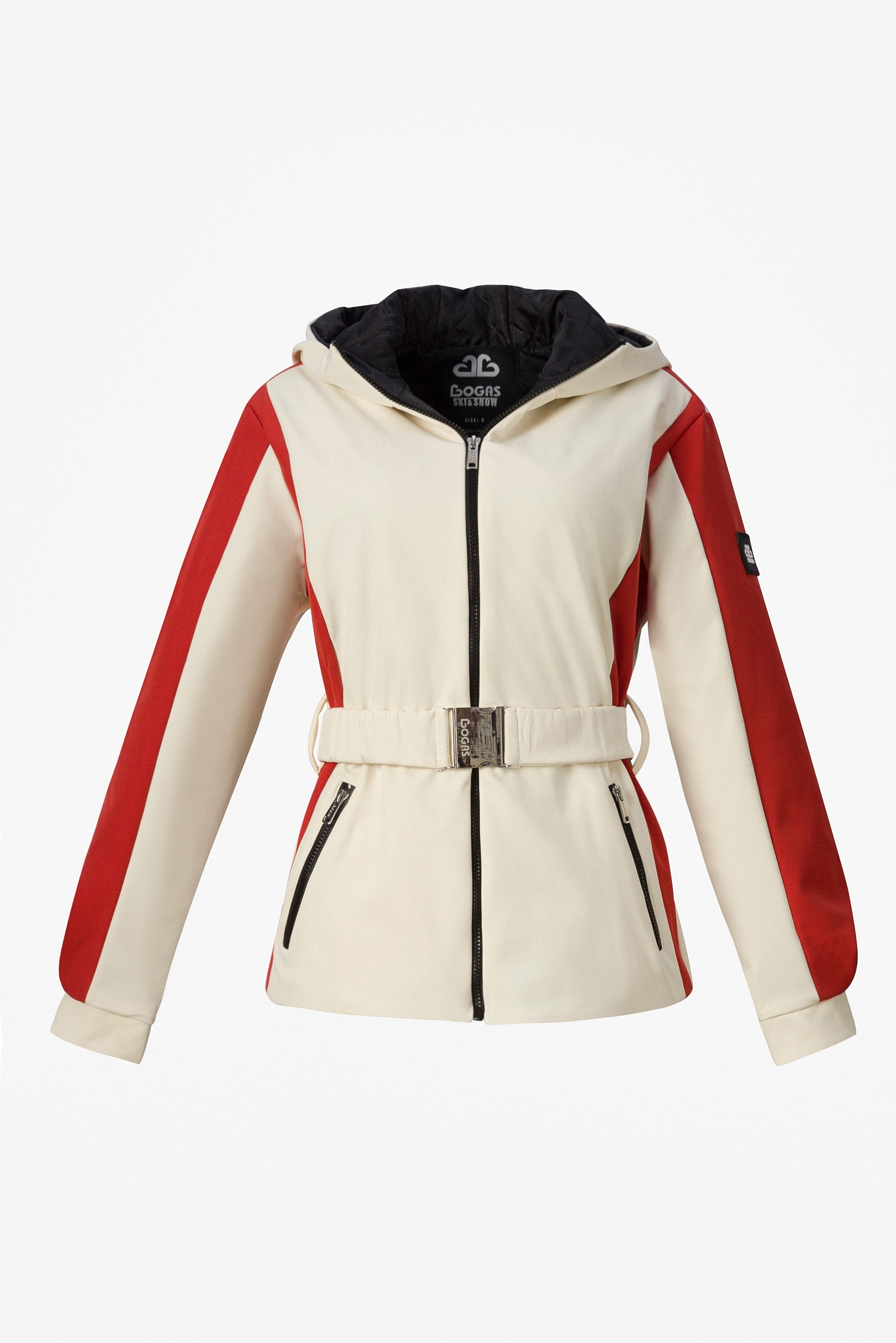 Quinta Bogas women's beige ski jacket