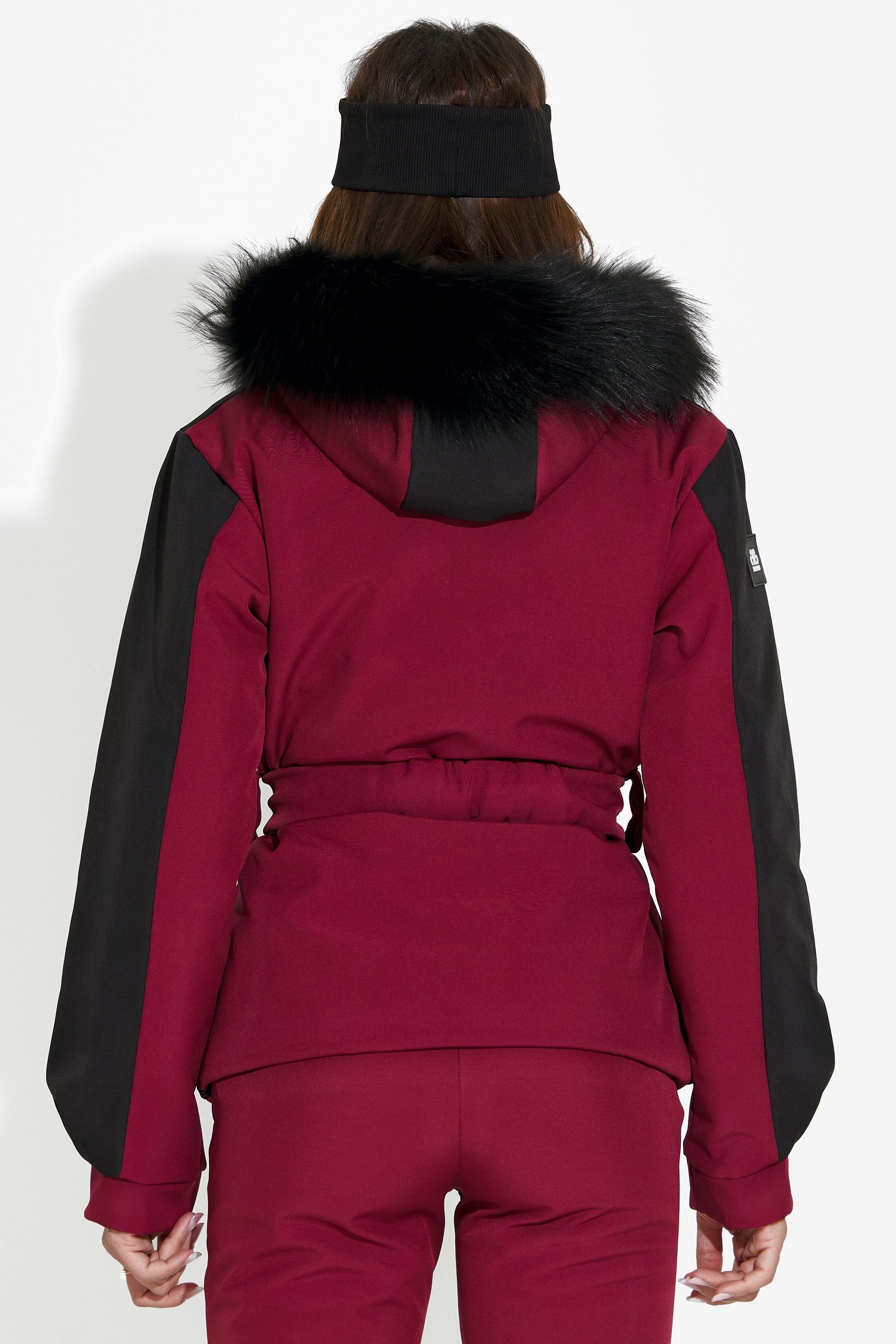 Atniuq Bogas women's burgundy ski jacket