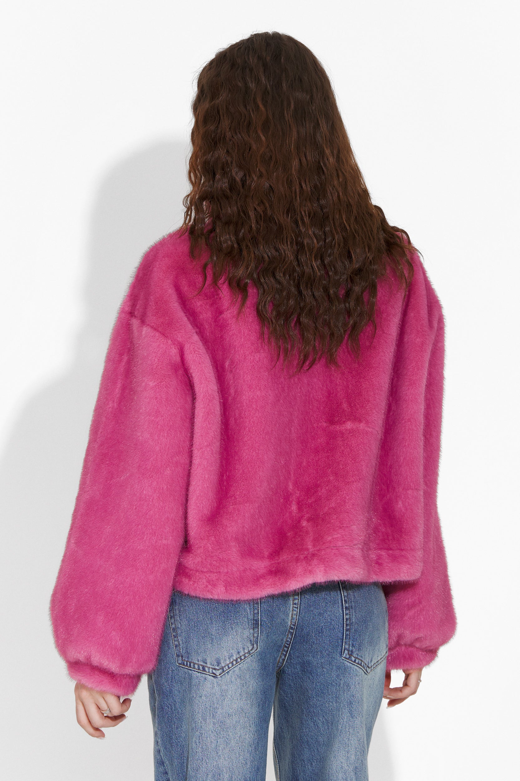 Pink fur coat Bemona Bogas