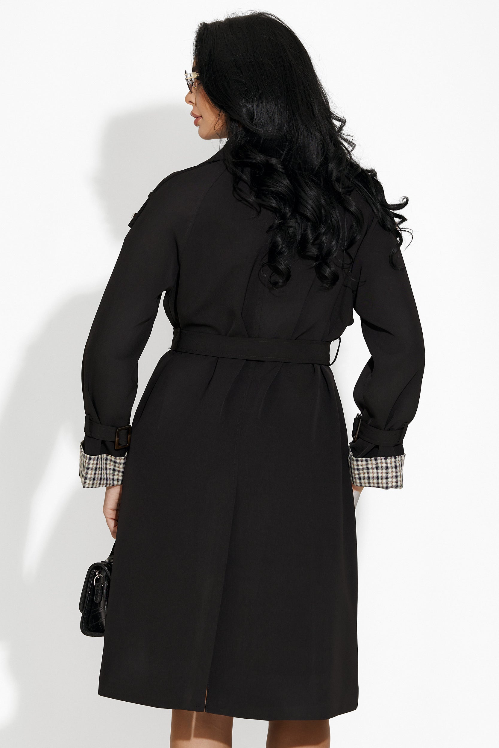 Lasonya Bogas elegant black women's coat