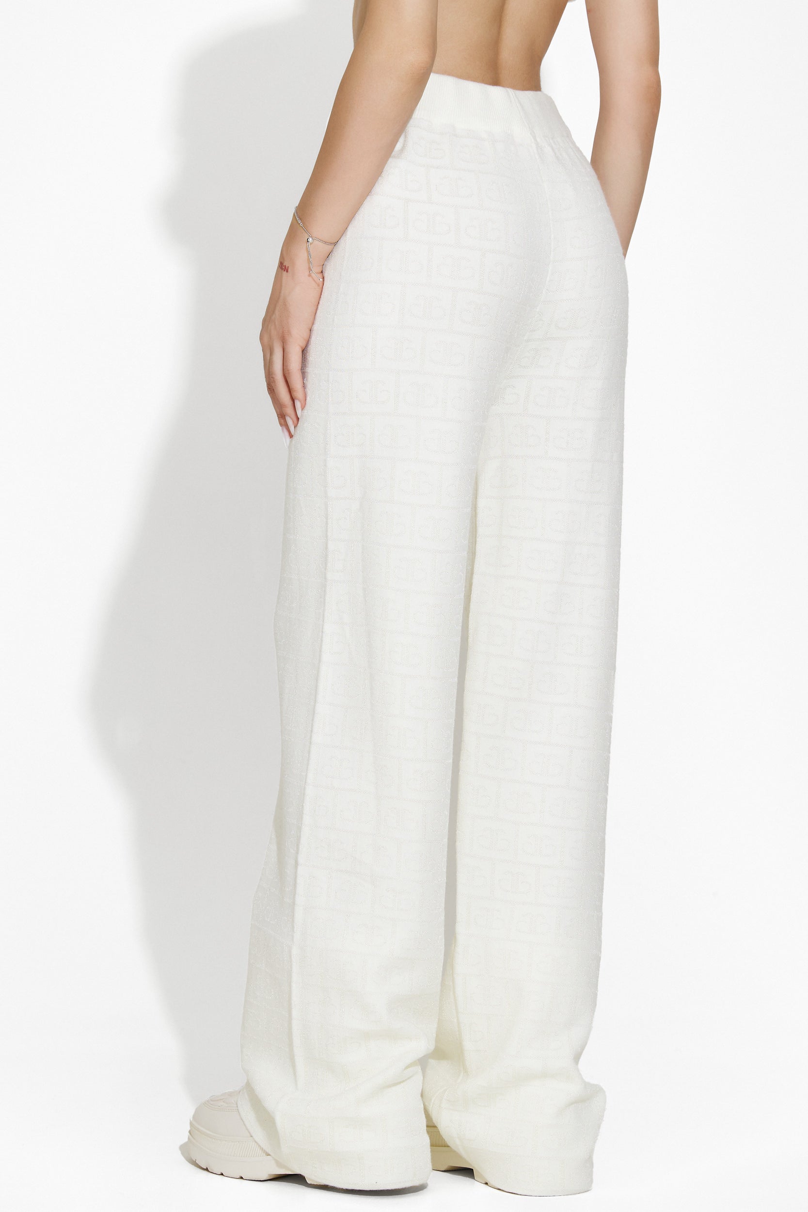 Casual white women's trousers Tisya Bogas