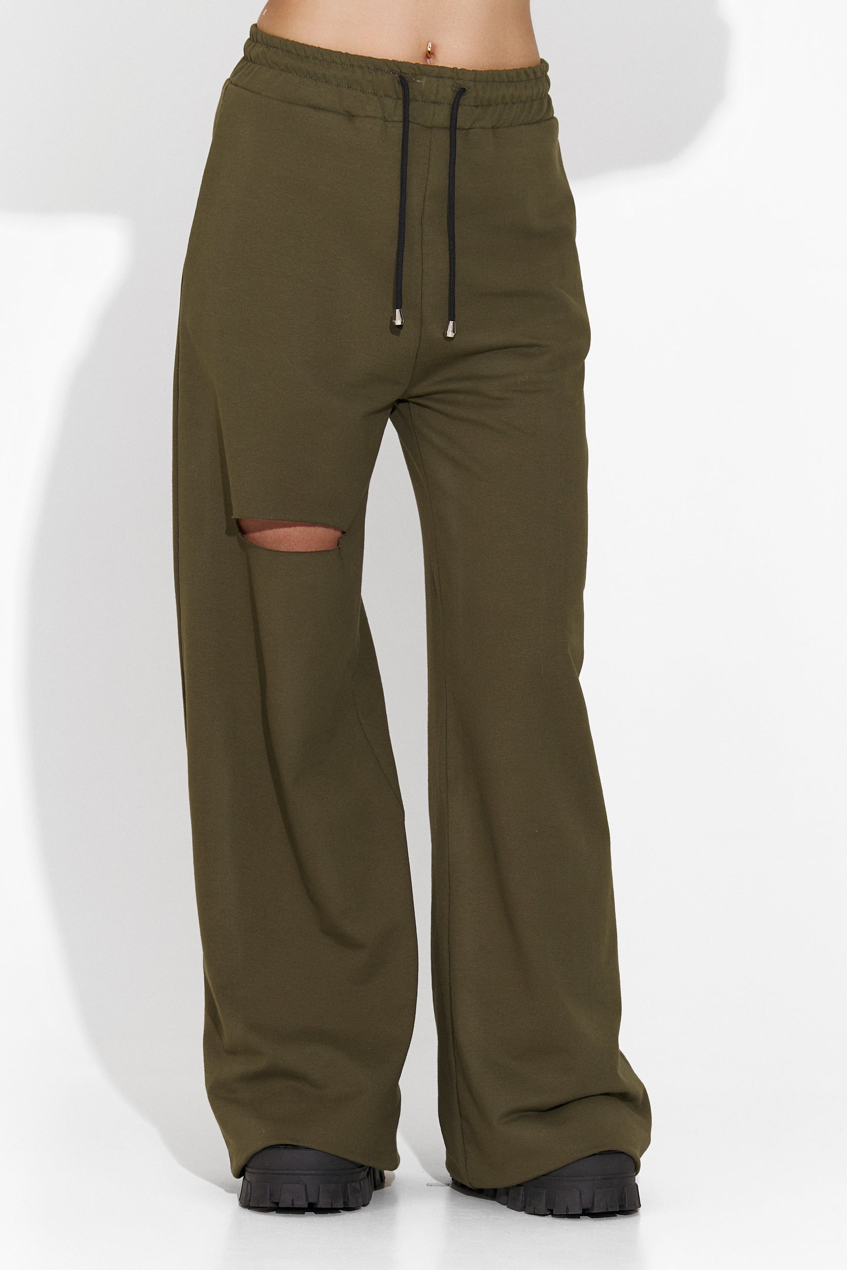 Women's casual khaki pants Enela Bogas