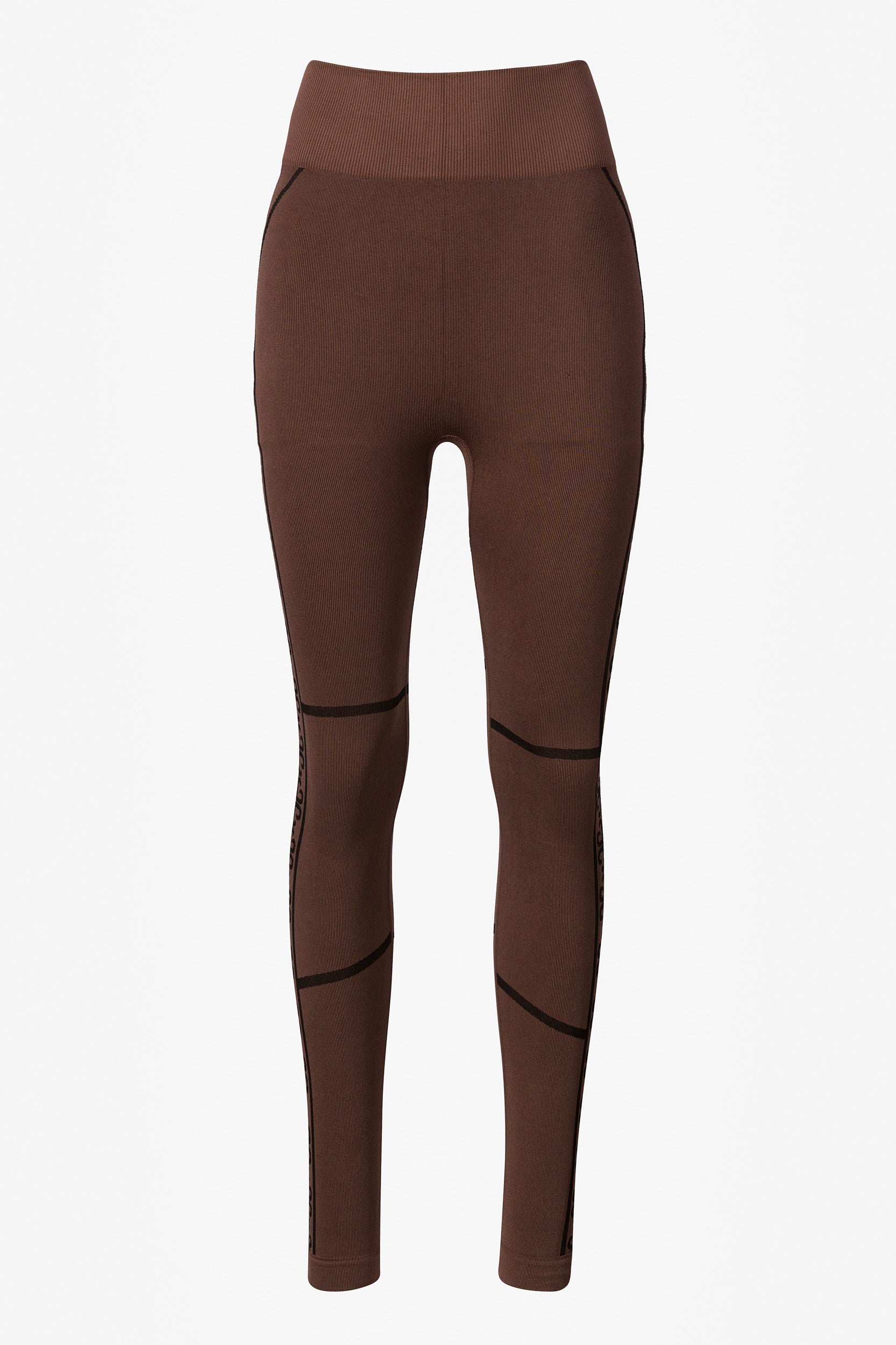 Bogas Seamless Brown Casual Trousers