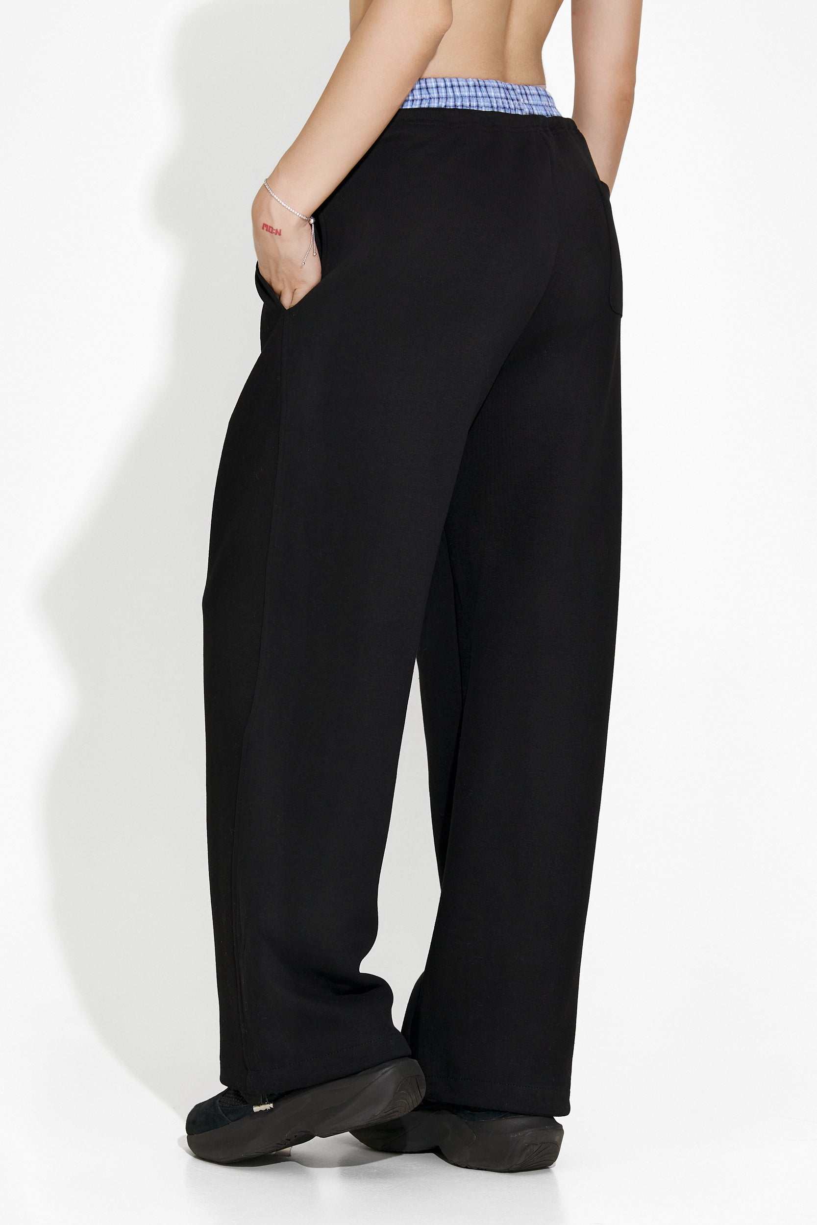 Women's casual black pants Elease Bogas