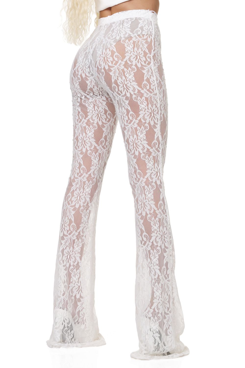 Vilena Bogas white elegant ladies trousers