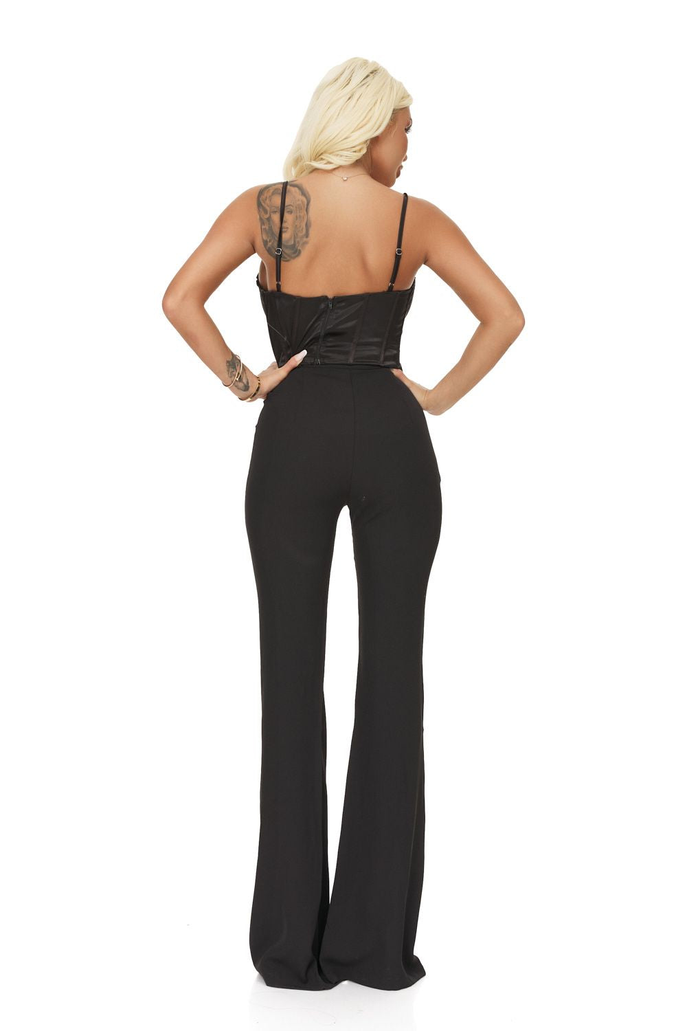 Relusia Bogas elegant black lady trousers