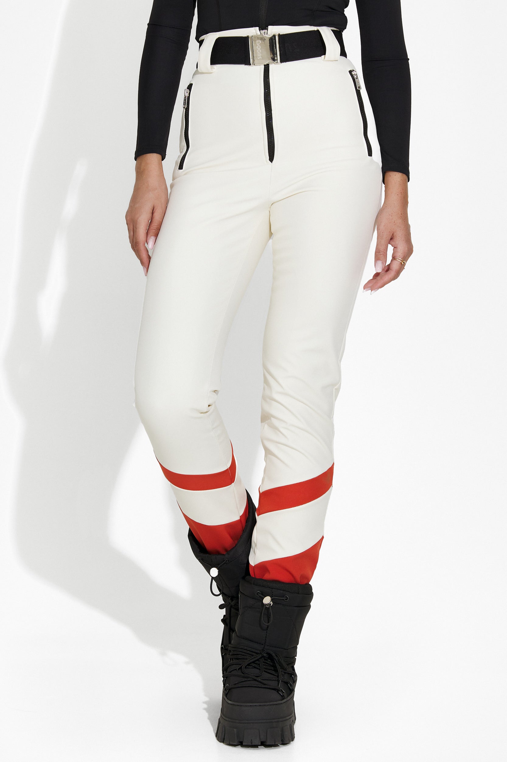 Pantaloni ski dama beige Lorya Bogas